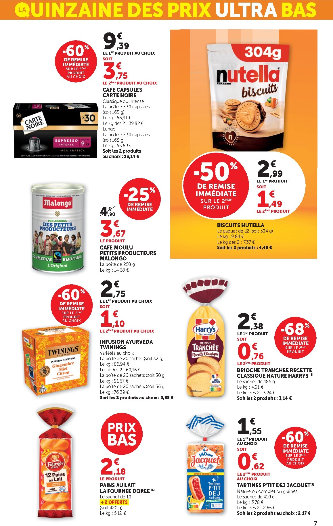 bi1 - Catalogue Bi1 Supermarché - Lurcy-Lévis, Ervy-le-Châtel, La Guerche-sur-l’Aubois, Aiserey, Selongey, Venarey-les-Laumes, Champs-sur-Yonne, Pont-sur-Yonne, Saint-Fargeau, Saint-Georges-sur-Baulche, Vermenton valable du 10/03/2026 au 22/03/2026 - page: 7