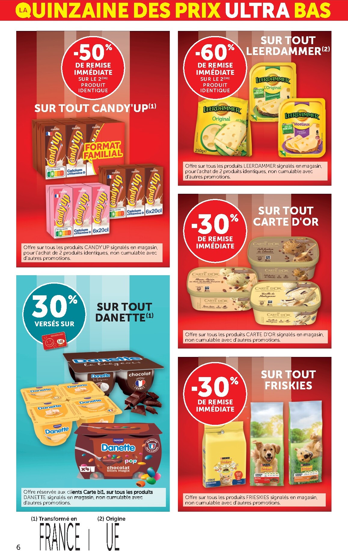 bi1 - Catalogue Bi1 Supermarché - Lurcy-Lévis, Ervy-le-Châtel, La Guerche-sur-l’Aubois, Aiserey, Selongey, Venarey-les-Laumes, Champs-sur-Yonne, Pont-sur-Yonne, Saint-Fargeau, Saint-Georges-sur-Baulche, Vermenton valable du 10/03/2026 au 22/03/2026 - page: 6