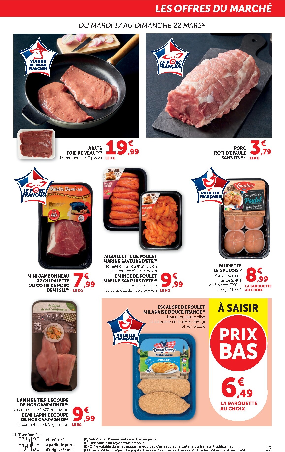 bi1 - Catalogue Bi1 Supermarché valable du 17/03/2026 au 29/03/2026 - page: 15