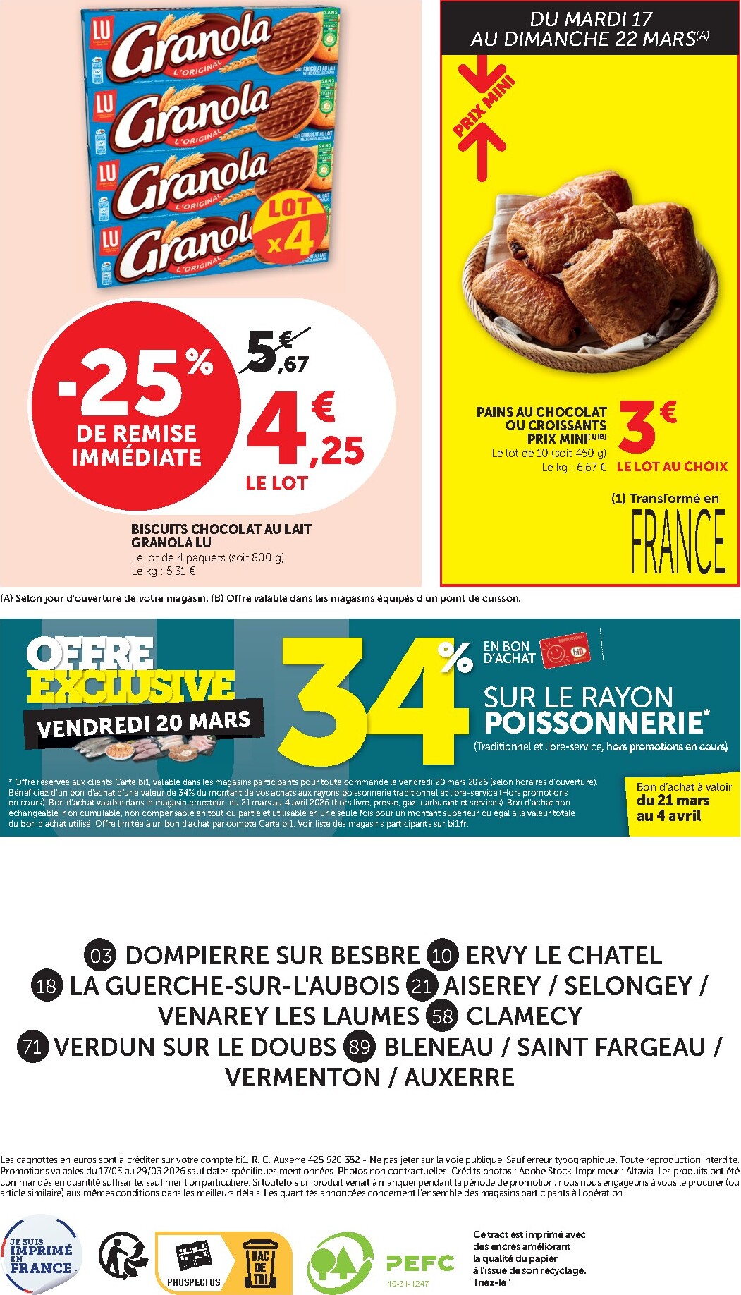 bi1 - Catalogue Bi1 Supermarché valable du 17/03/2026 au 29/03/2026 - page: 20