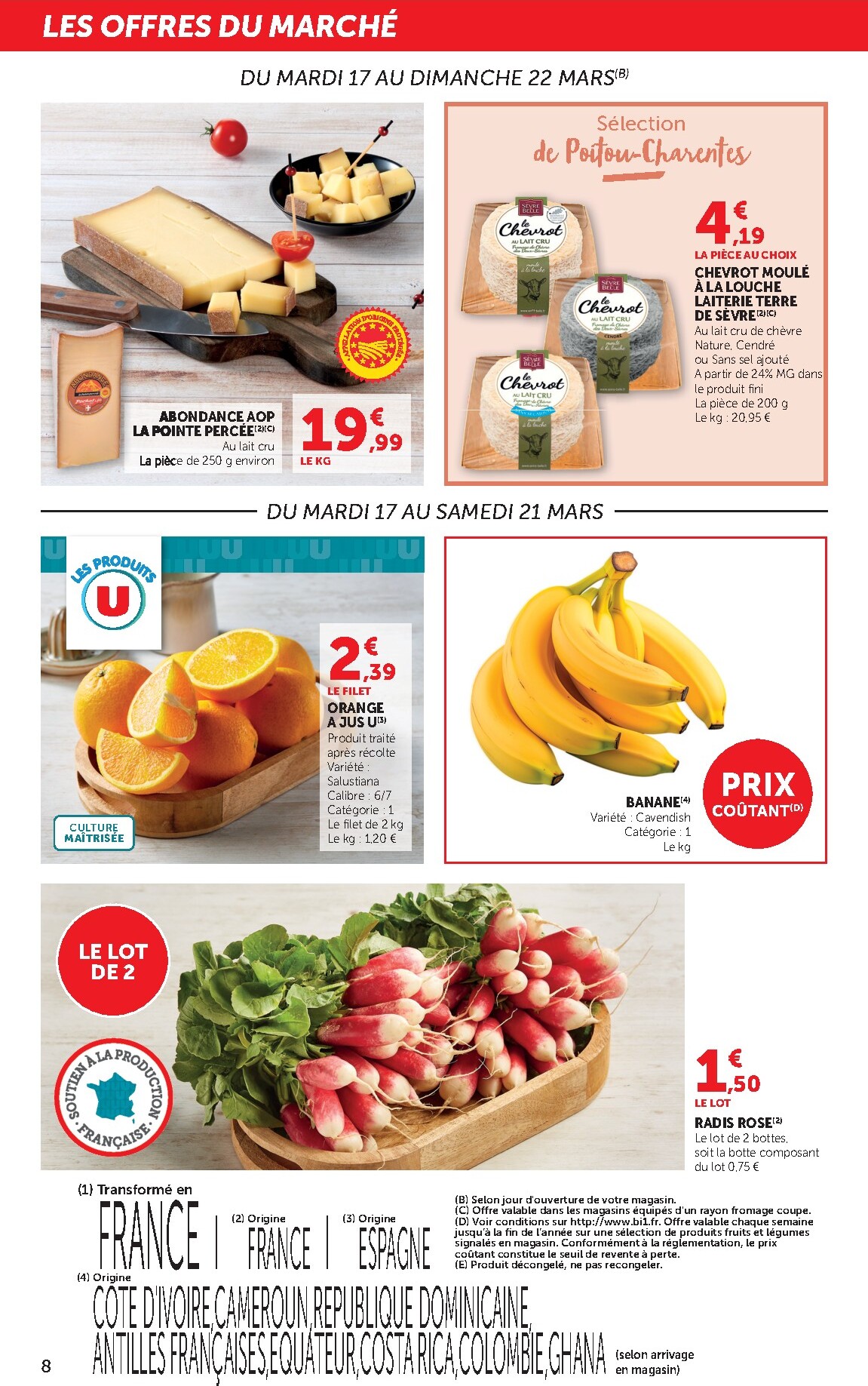 bi1 - Catalogue Bi1 Supermarché - Chaource, Voujeaucourt, Lavans-les-Saint-Claude, Salins-les-Bains, La Pacaudière, Lormes, Saint-Pierre-le-Moûtier, La Clayette, Louhans, Verdun-sur-le-Doubs, Ancy-le-Franc, Bléneau valable du 17/03/2026 au 29/03/2026 - page: 8