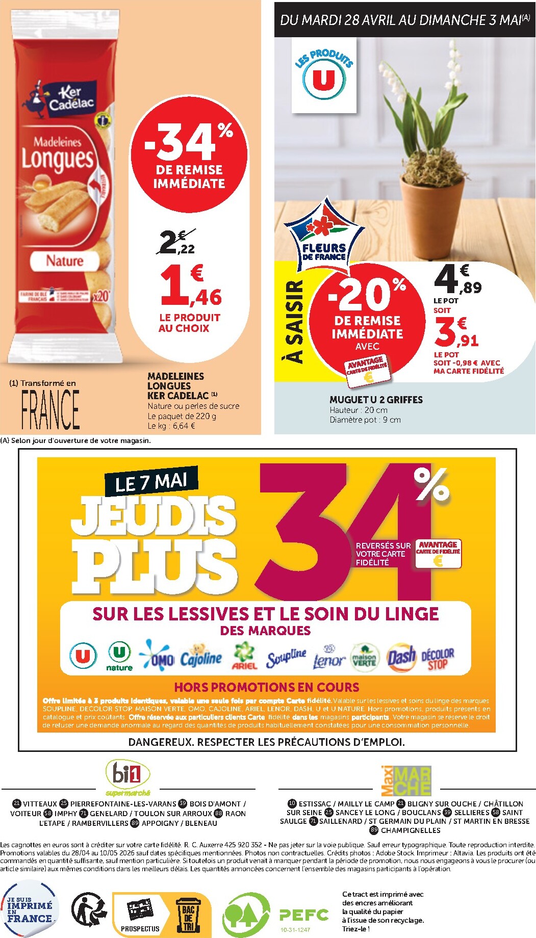 bi1 - Current Bi1 - Supermarché, Maxi Marché leaflet valid from du mardi 28/04/2026 to du dimanche 10/05/2026 - page: 12