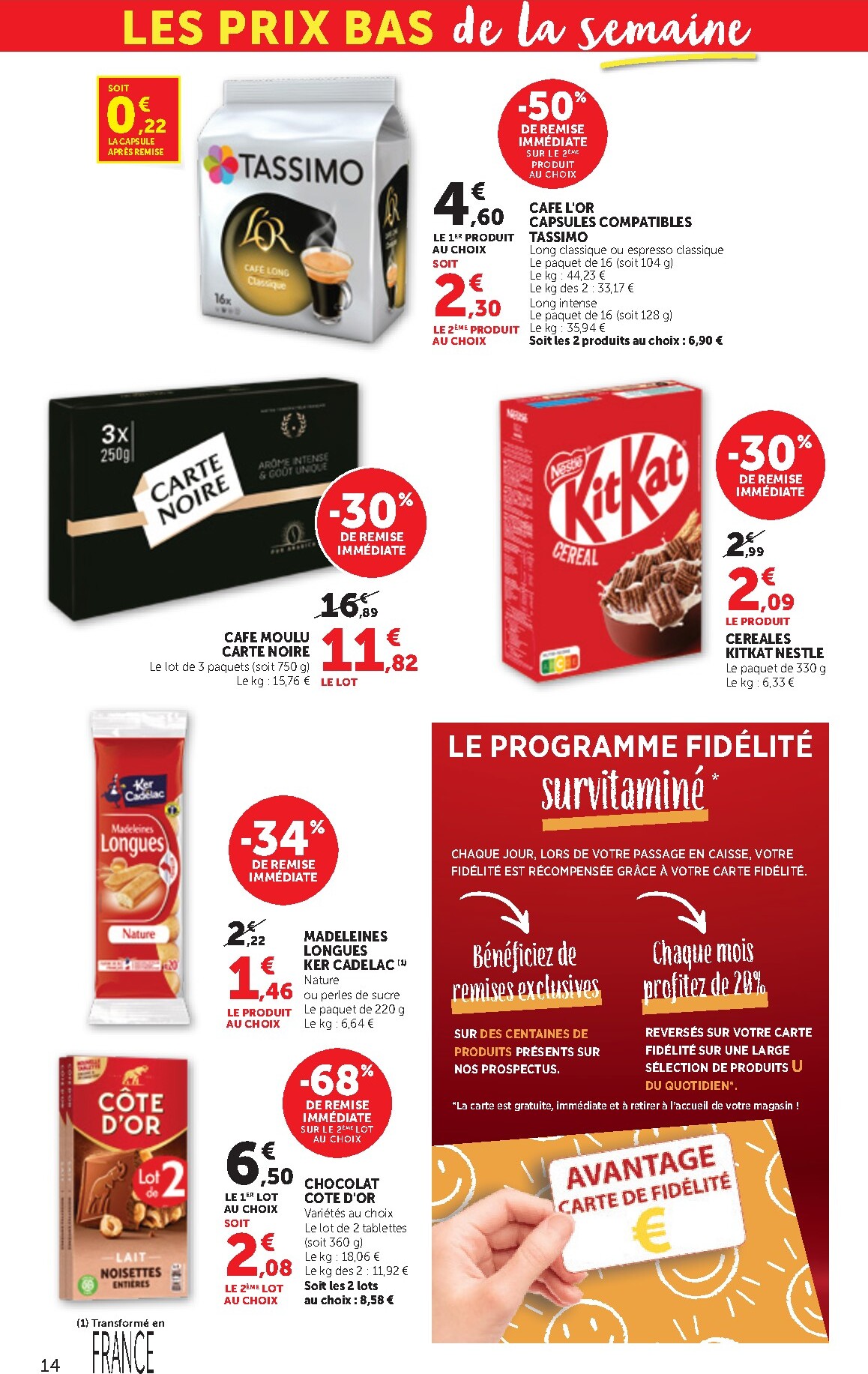bi1 - Current Bi1 - Supermarché leaflet valid from du mardi 28/04/2026 to du dimanche 10/05/2026 - page: 14