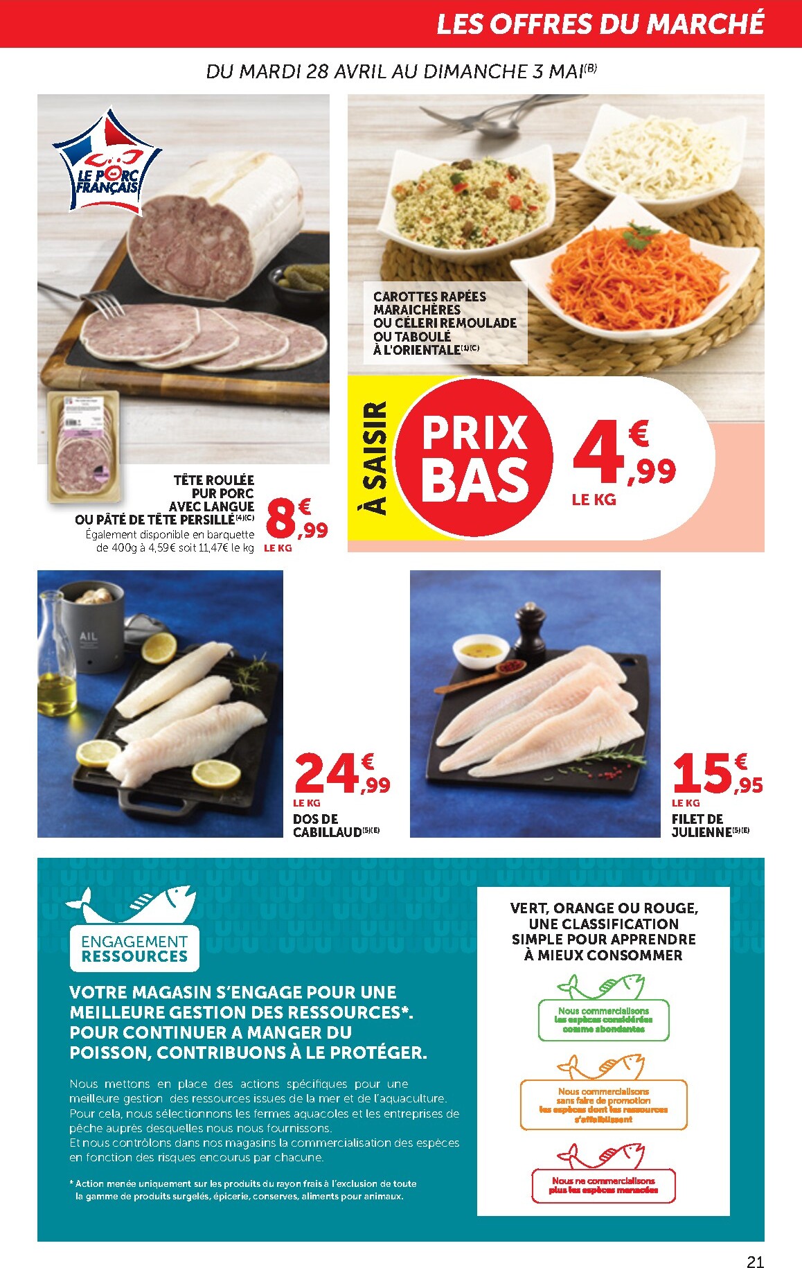 bi1 - Current Bi1 Supermarché leaflet valid from du mardi 28/04/2026 to du dimanche 10/05/2026 - page: 21