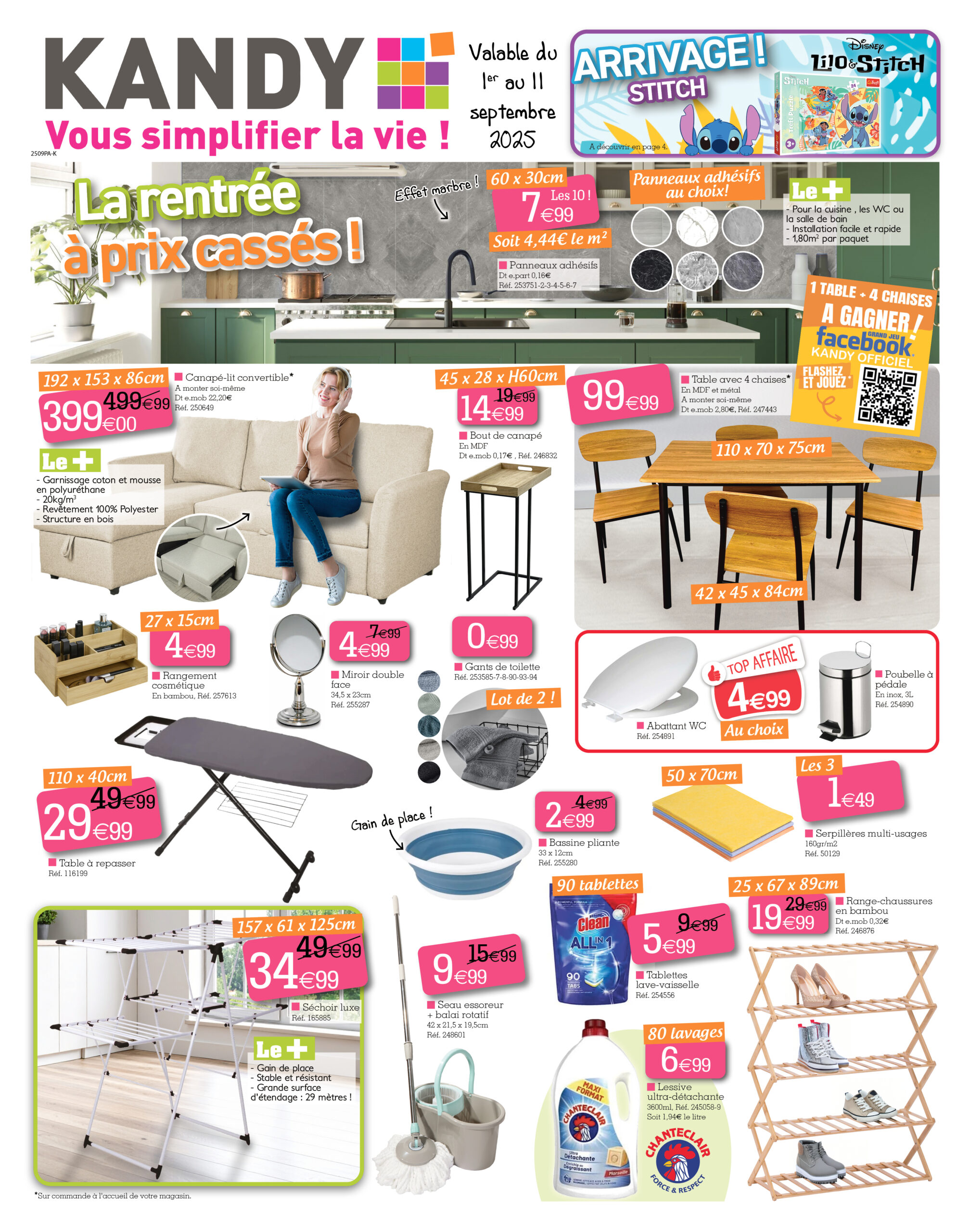 kandy - Catalogue Kandy valable du 01/09 au 11/09