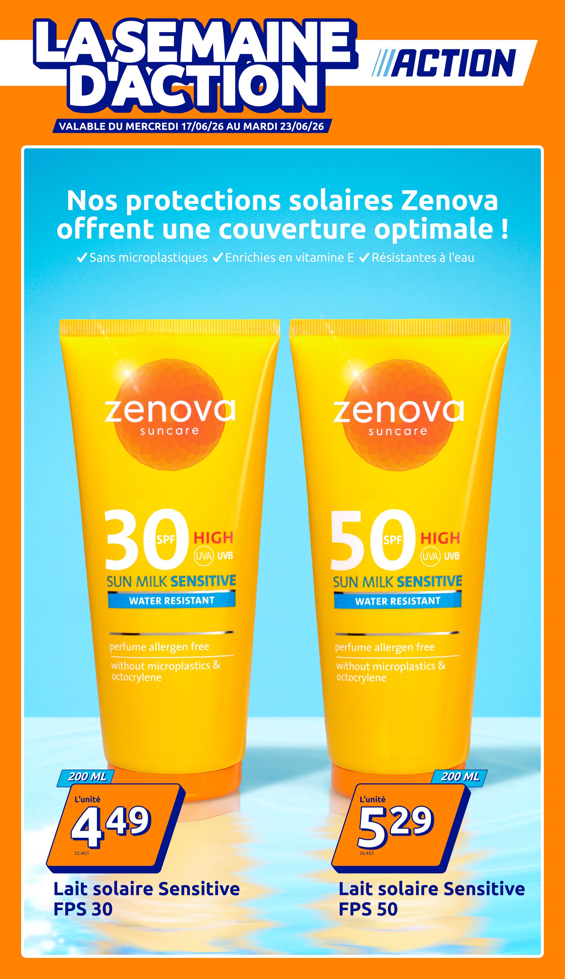 action - Current Action leaflet valid from du mercredi 17/06/2026 to du mardi 23/06/2026