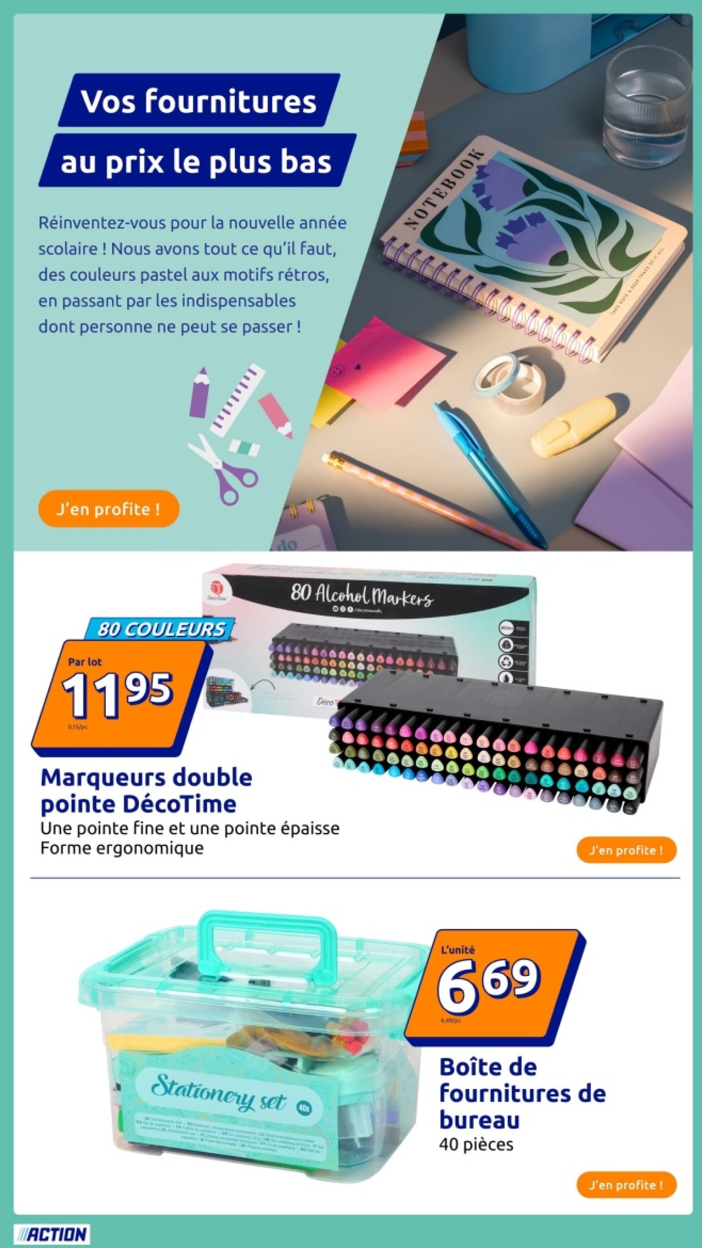 action - Catalogue Action valable du 23/07 au 29/07 - page: 15