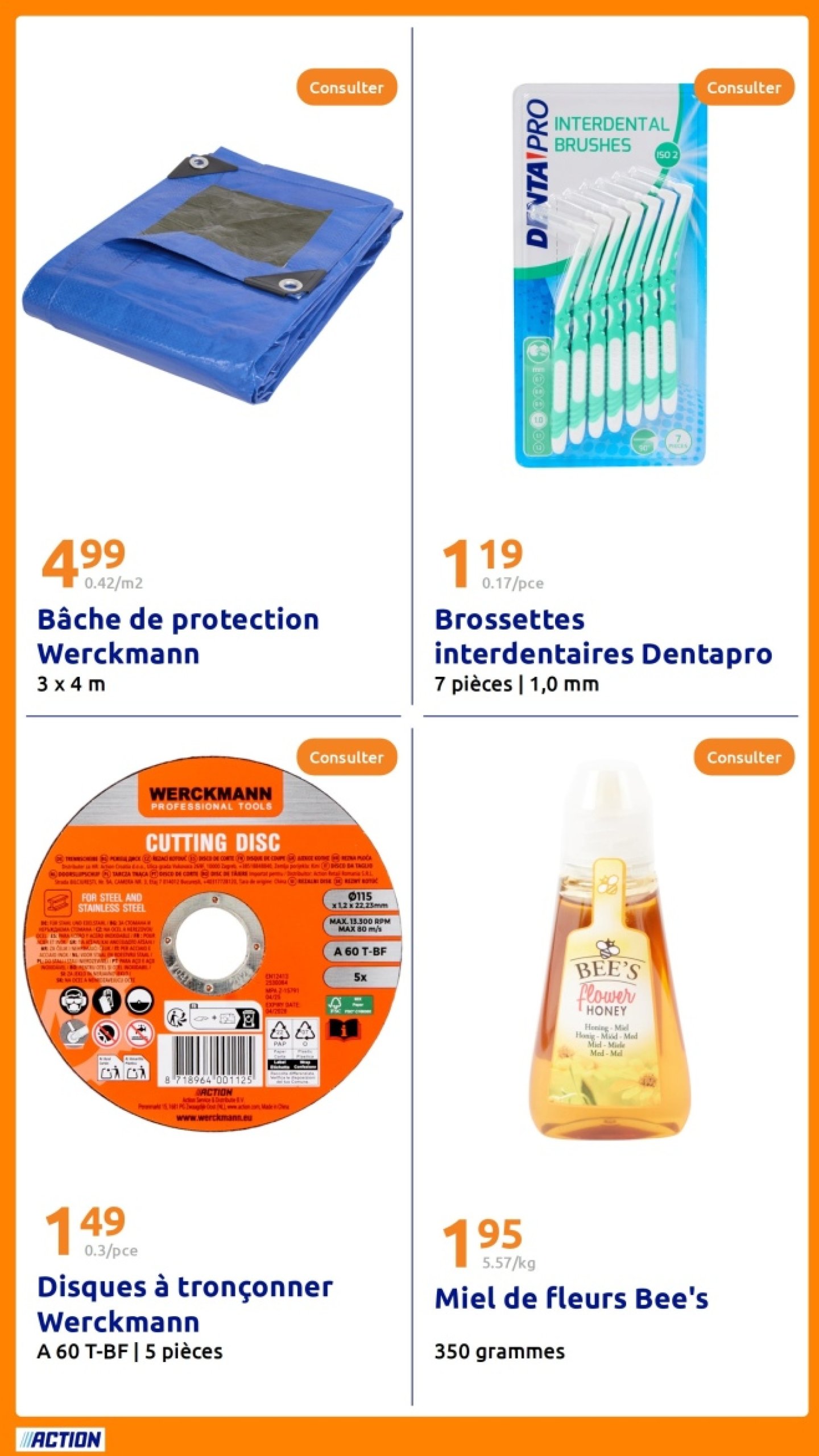 action - Catalogue Action valable du 23/07 au 29/07 - page: 24