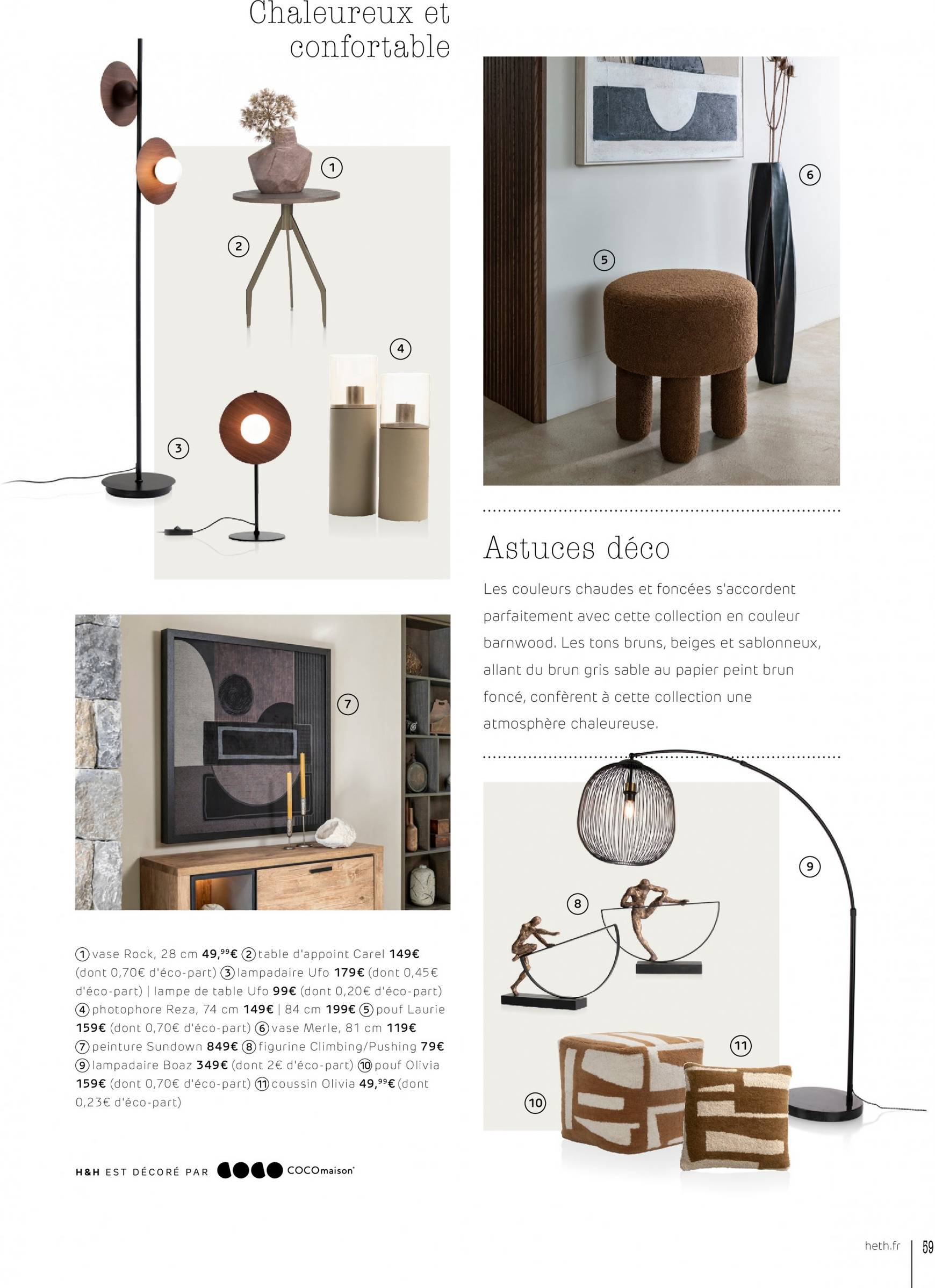 heth - Catalogue Heth valable dès 18.09. - 31.12. - page: 59 heth - Catalogue Heth valable dès 18.09. - 31.12. - page: 59