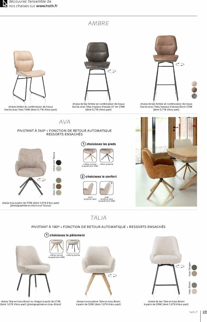 heth - Catalogue Heth valable du 01/09 au 31/12 - page: 235