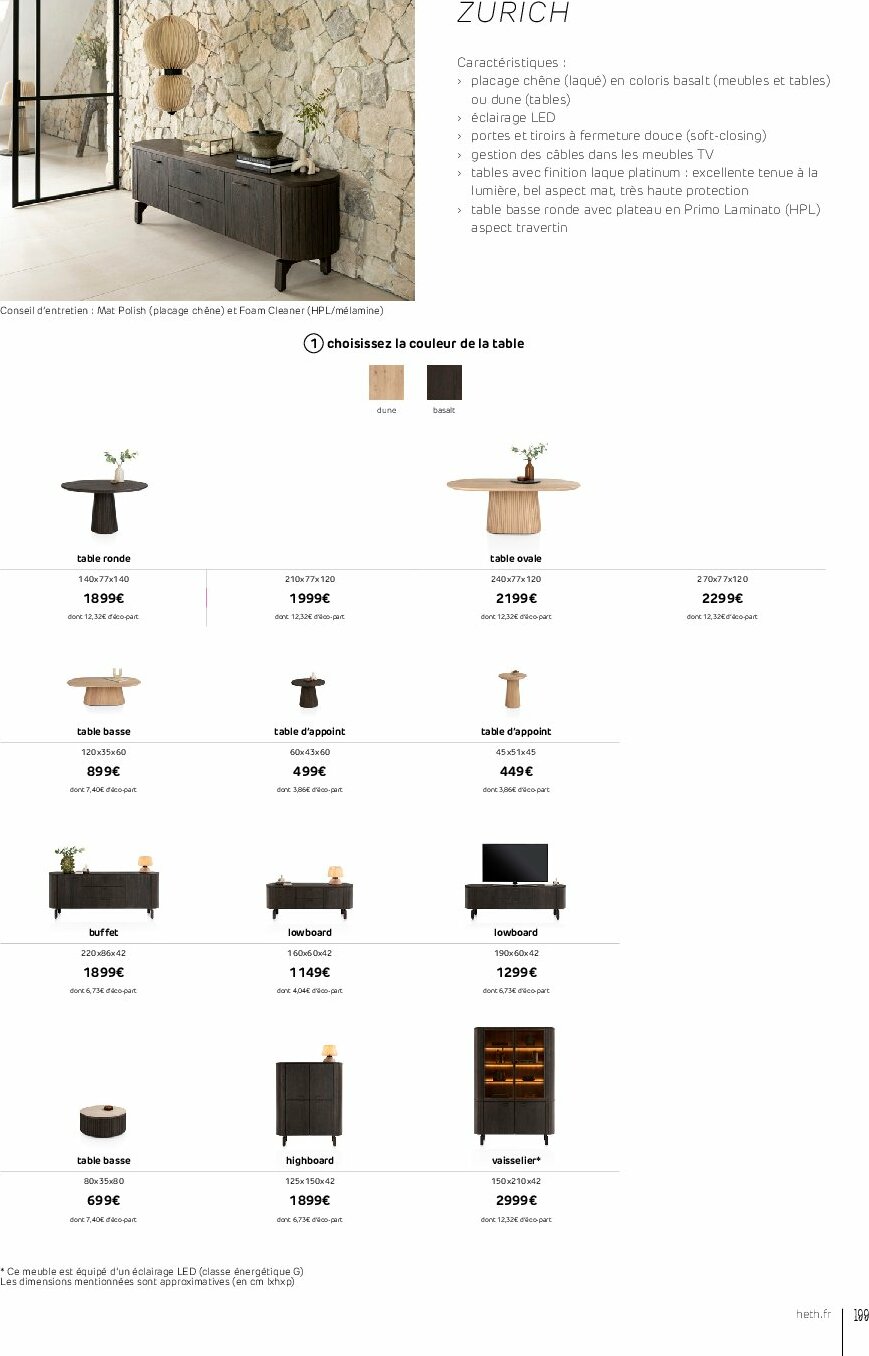 heth - Catalogue Heth valable du 01/09 au 31/12 - page: 199