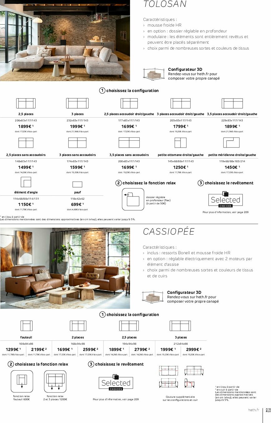 heth - Catalogue Heth valable du 01/09 au 31/12 - page: 215