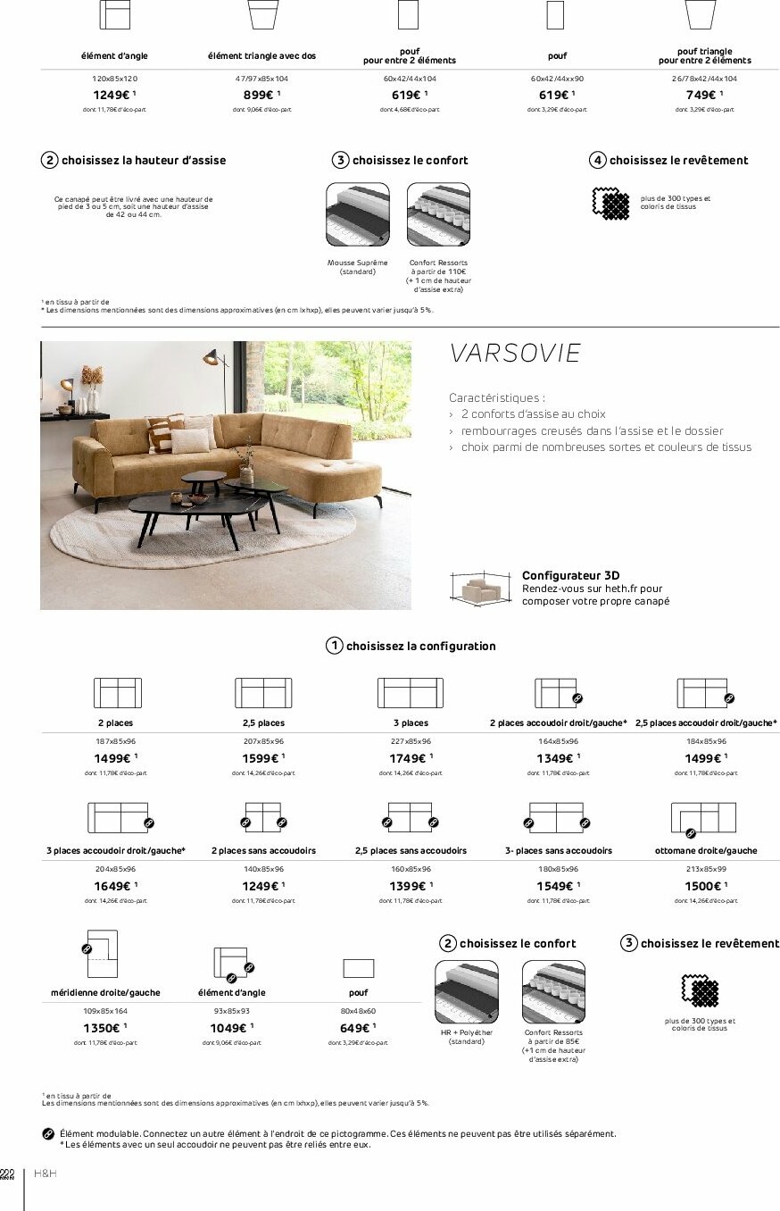 heth - Catalogue Heth valable du 01/09 au 31/12 - page: 222