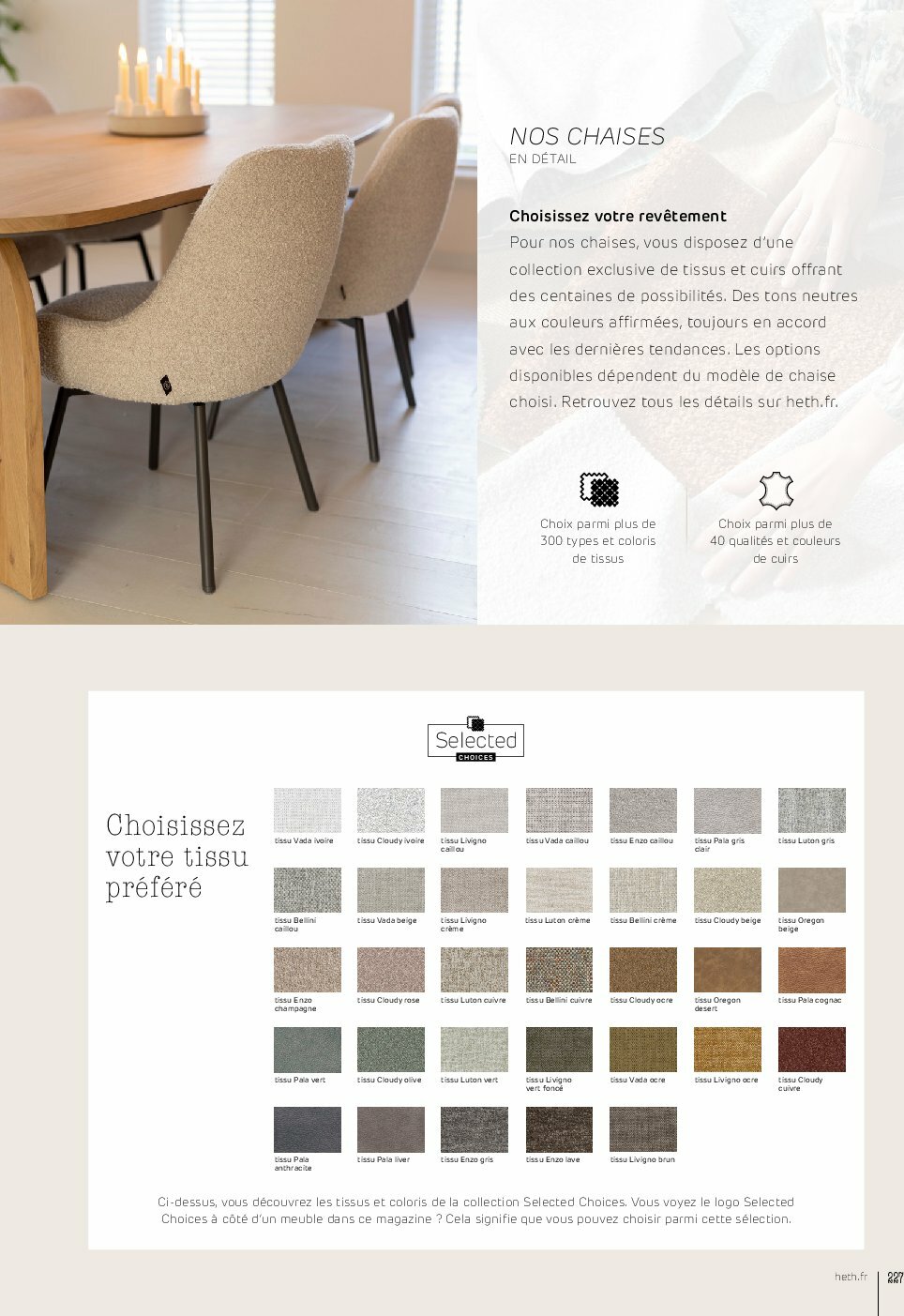 heth - Catalogue Heth valable du 01/09 au 31/12 - page: 227