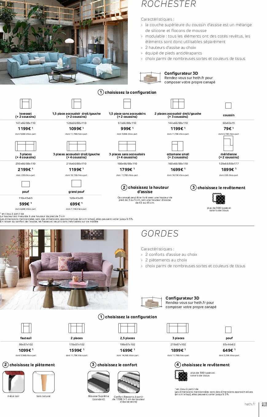 heth - Catalogue Heth valable du 01/09 au 31/12 - page: 213