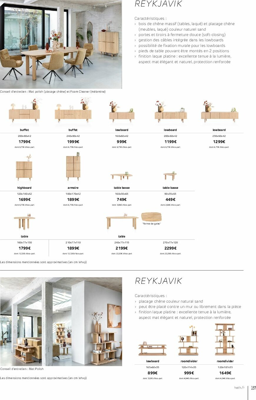 heth - Catalogue Heth valable du 01/09 au 31/12 - page: 187