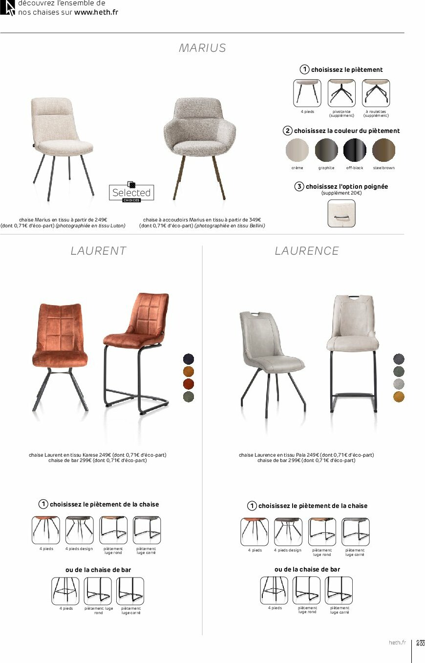 heth - Catalogue Heth valable du 01/09 au 31/12 - page: 233
