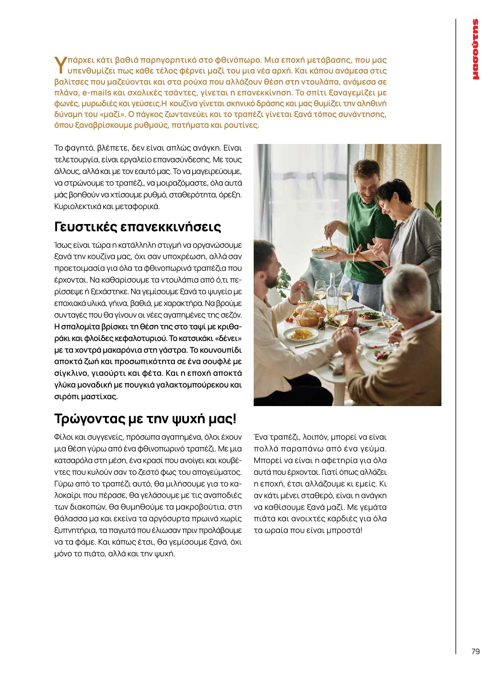 masoutis - Masoutis - Φθινόπωρο - Γεύσεις & εμπνεύσεις φυλλάδιο έγκυρο από 26/08 - 31/10 - page: 79