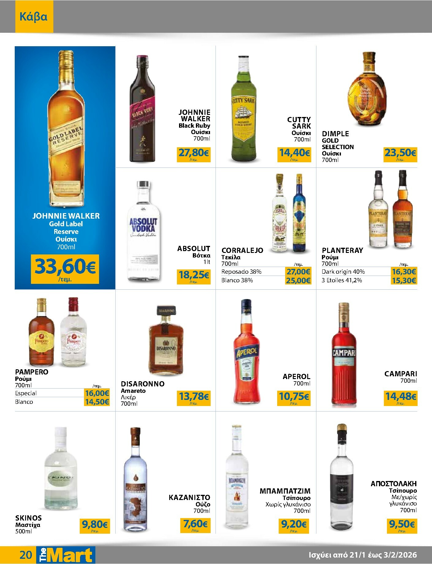 the-mart - The Mart - Για Εμπόρους & Λοιπές Επιχειρήσεις φυλλάδιο έγκυρο από 21/01 - 03/02 - page: 20