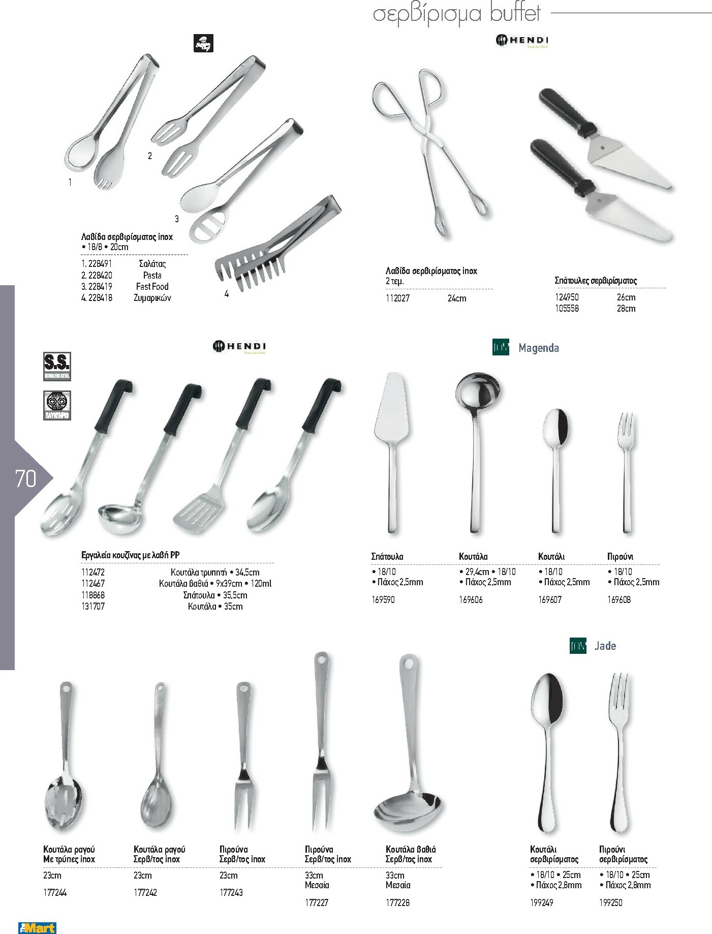 the-mart - The Mart - Kατάλογος Εξοπλισμού Μαζικής Εστίασης φυλλάδιο έγκυρο από 01/02/2026 - 31/12/2026 - page: 70