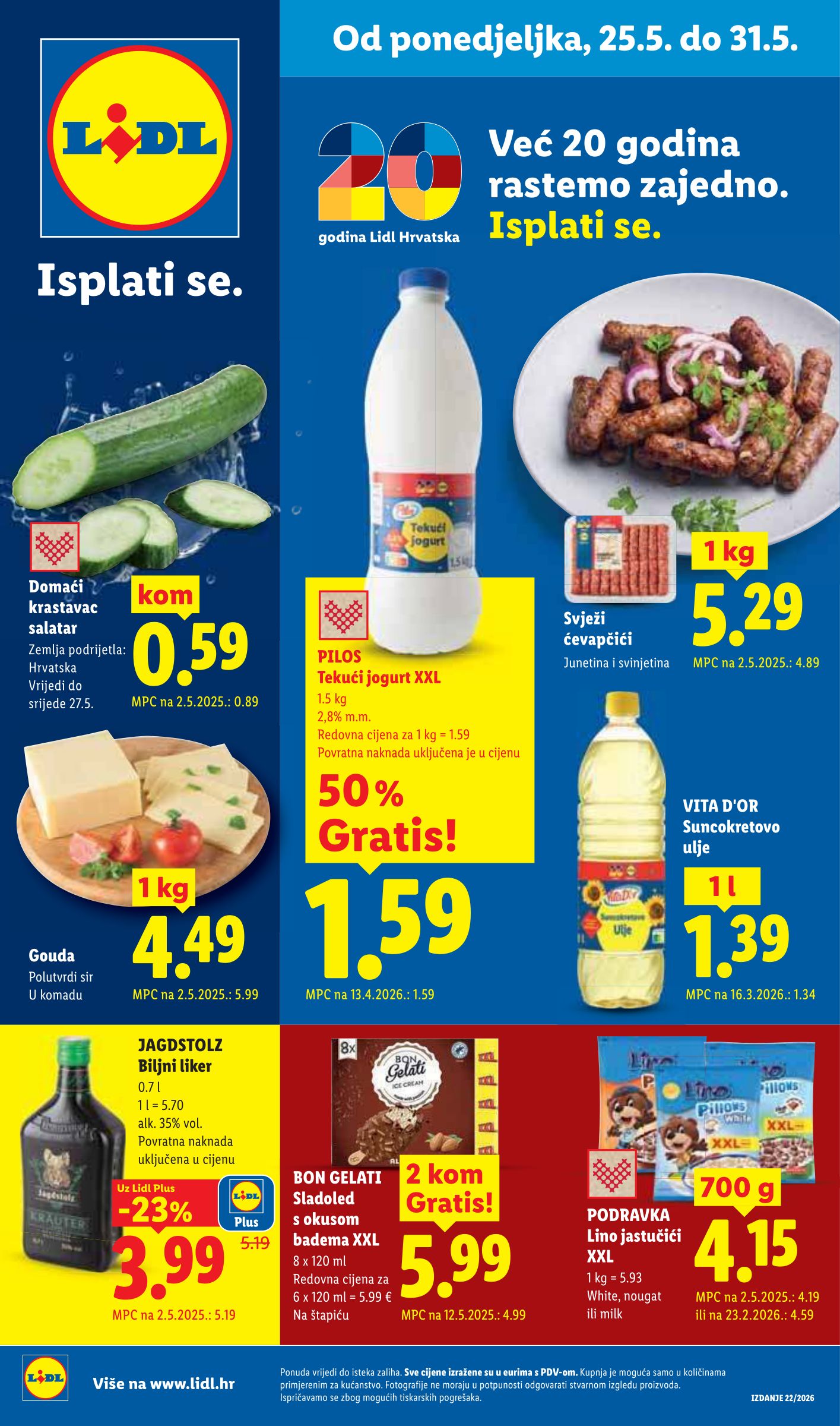 lidl - Novi Lidl katalog od ponedjeljka, 25.05.2026 do nedjelje, 31.05.2026