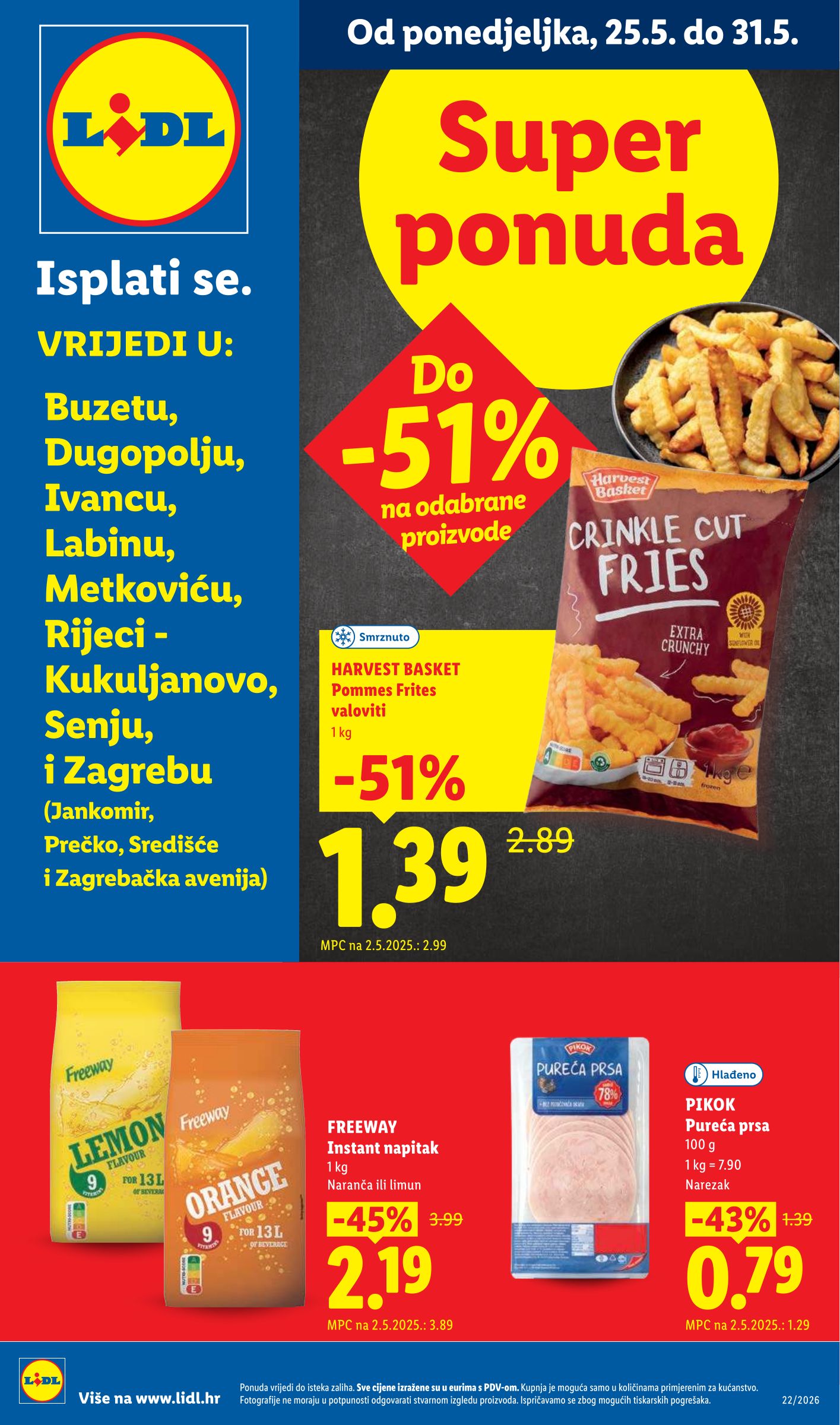 lidl - Aktualni katalog Lidl od ponedjeljka, 25.05.2026 do nedjelje, 31.05.2026