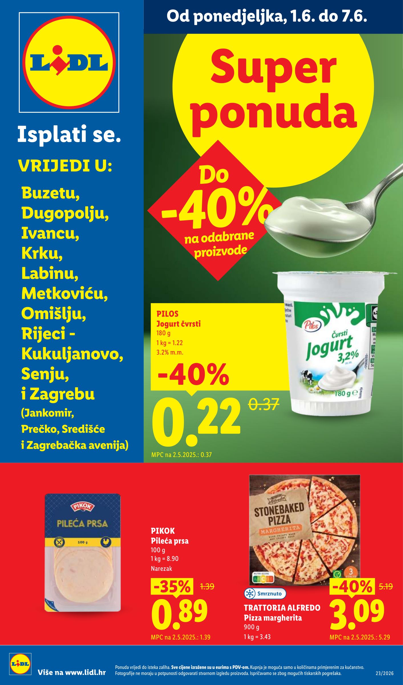 lidl - Aktualni katalog Lidl - Super ponuda od ponedjeljka, 01.06.2026 do nedjelje, 07.06.2026