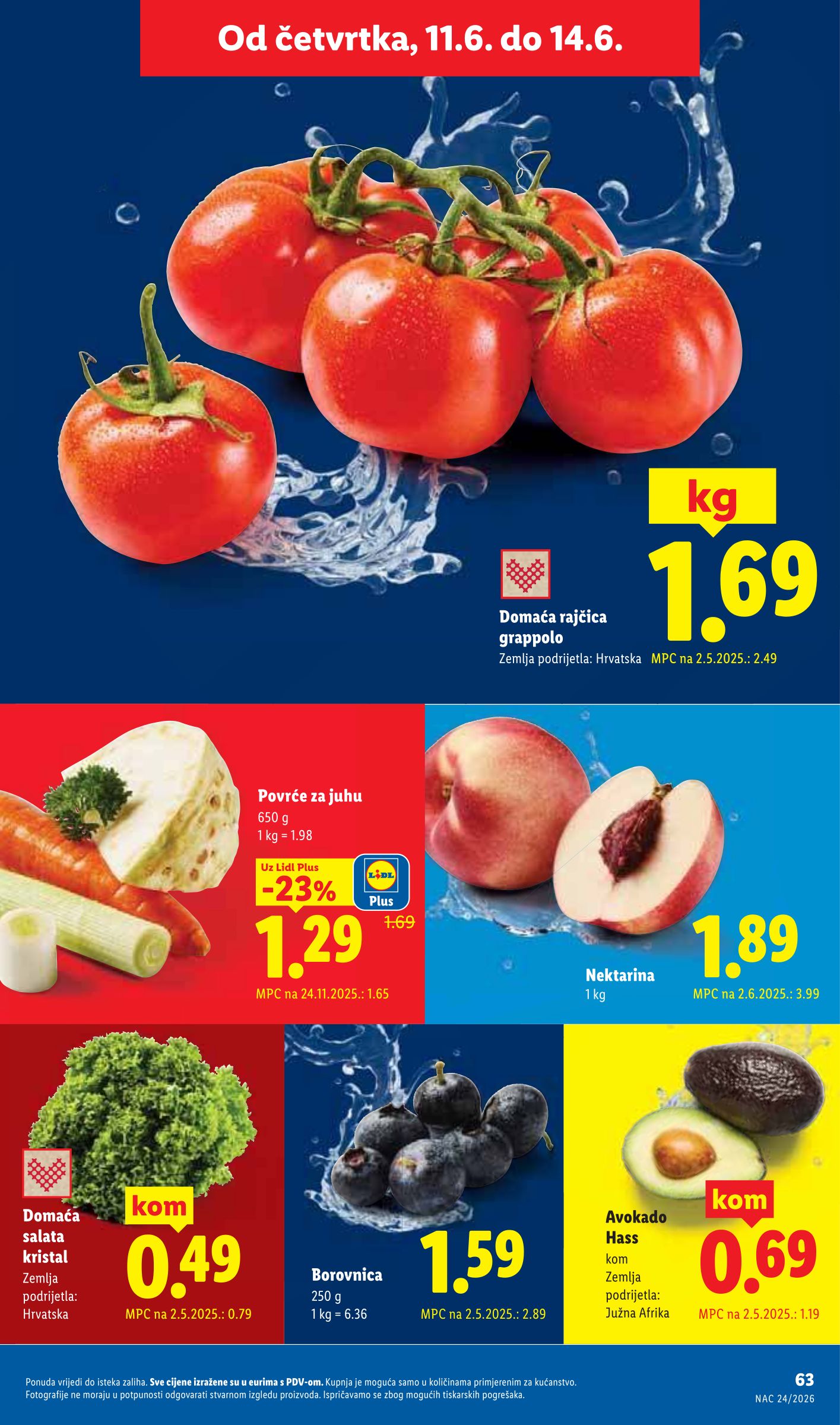 lidl - Novi Lidl katalog od ponedjeljka, 08.06.2026 do nedjelje, 14.06.2026 - page: 63