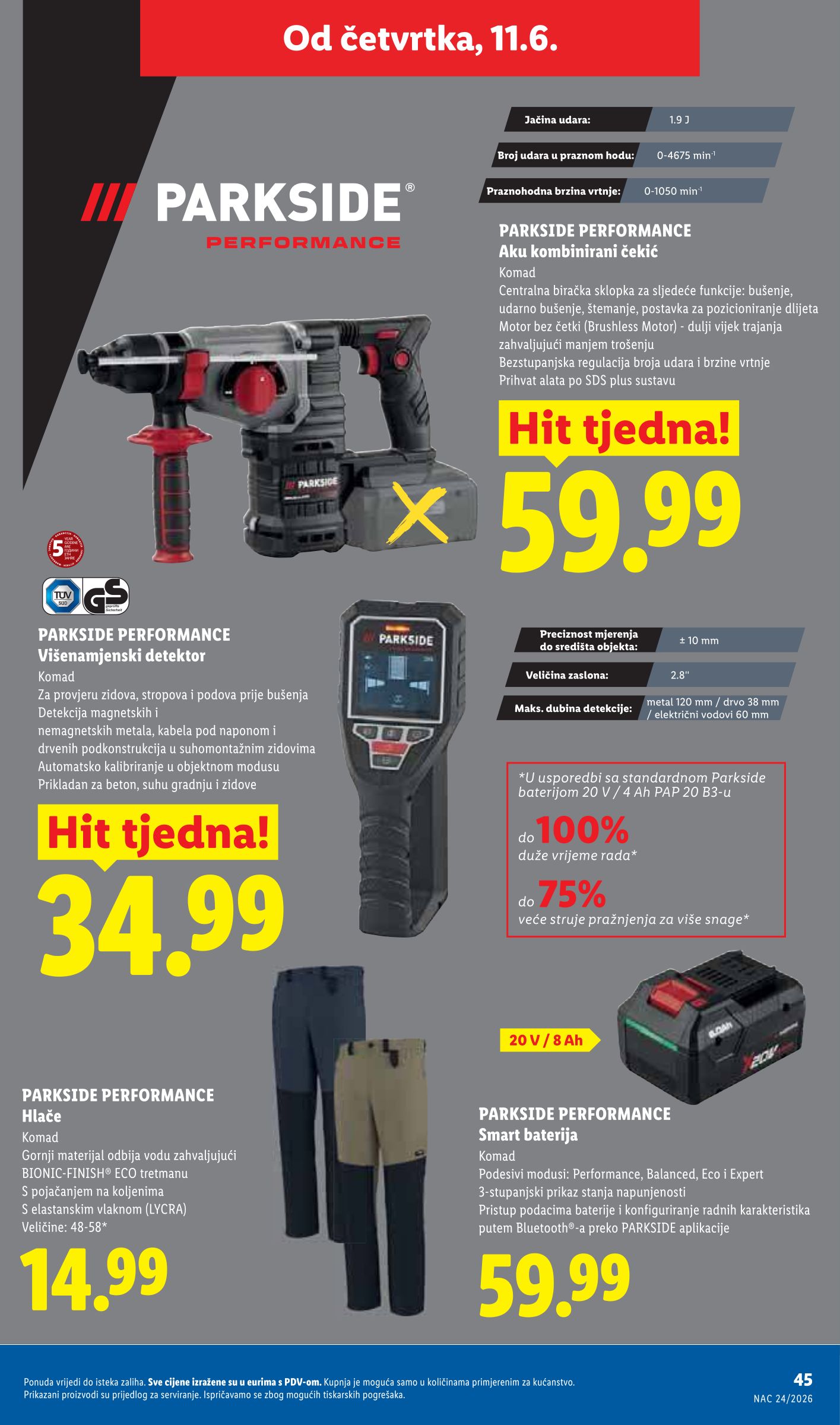 lidl - Novi Lidl katalog od ponedjeljka, 08.06.2026 do nedjelje, 14.06.2026 - page: 45