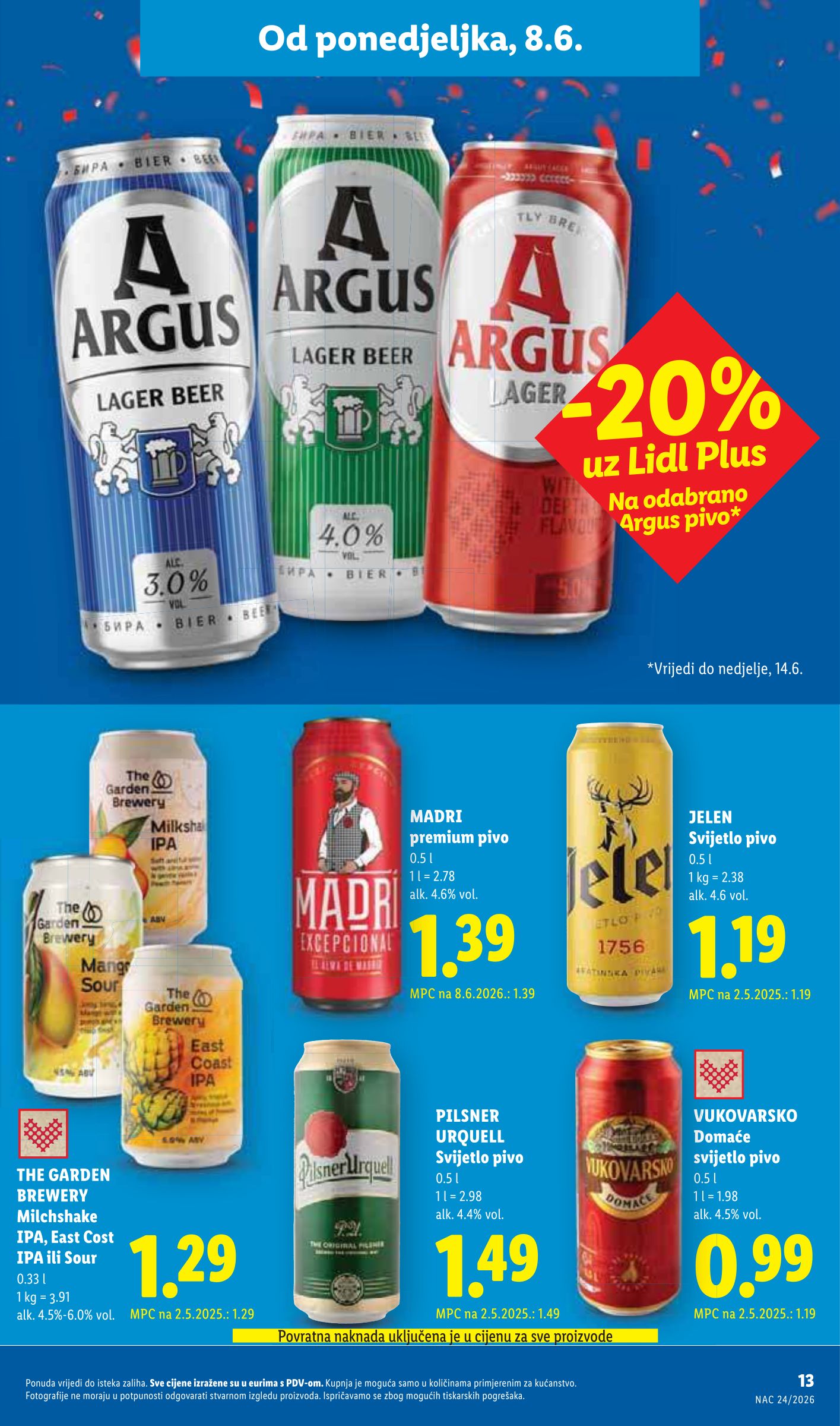lidl - Novi Lidl katalog od ponedjeljka, 08.06.2026 do nedjelje, 14.06.2026 - page: 13