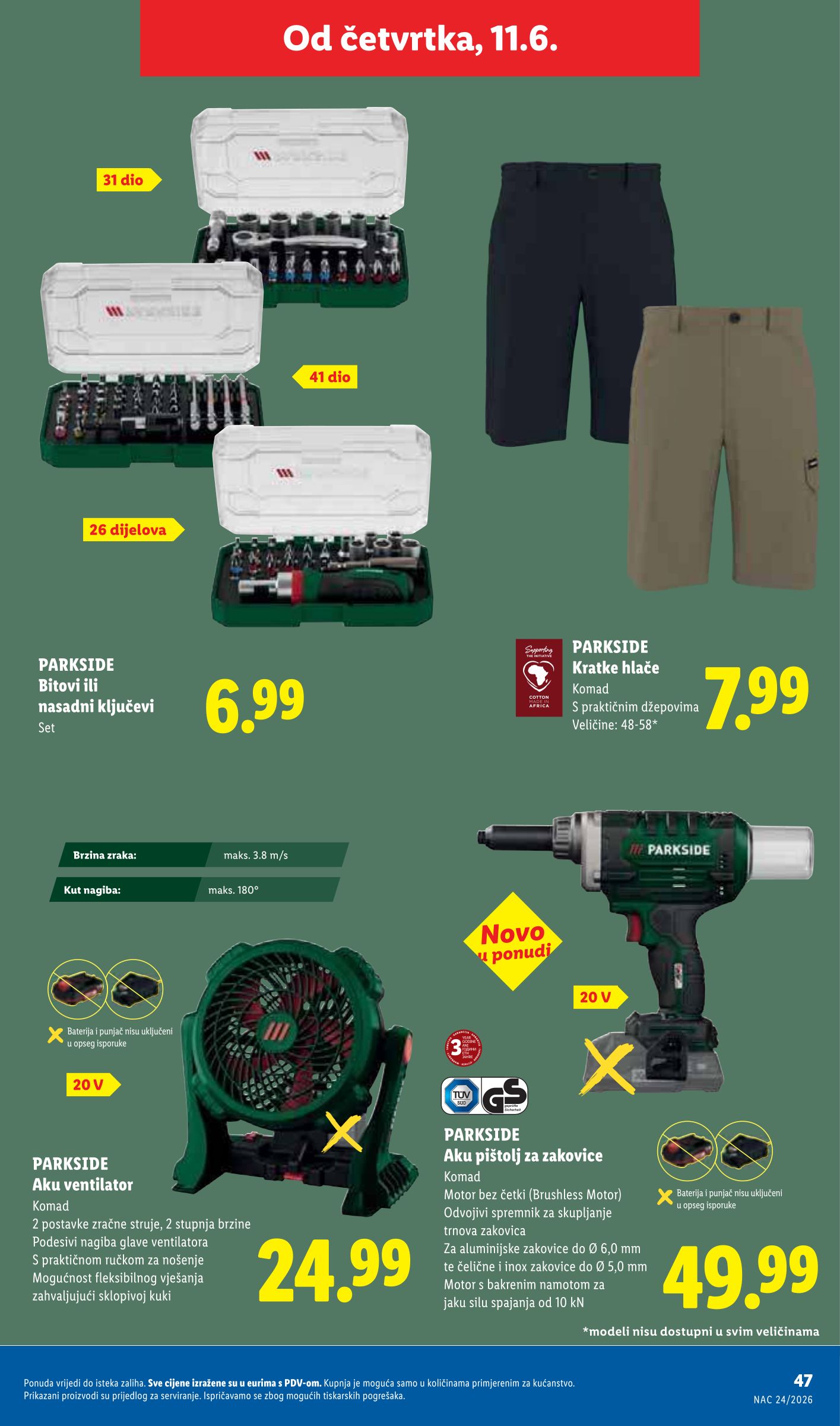 lidl - Novi Lidl katalog od ponedjeljka, 08.06.2026 do nedjelje, 14.06.2026 - page: 47
