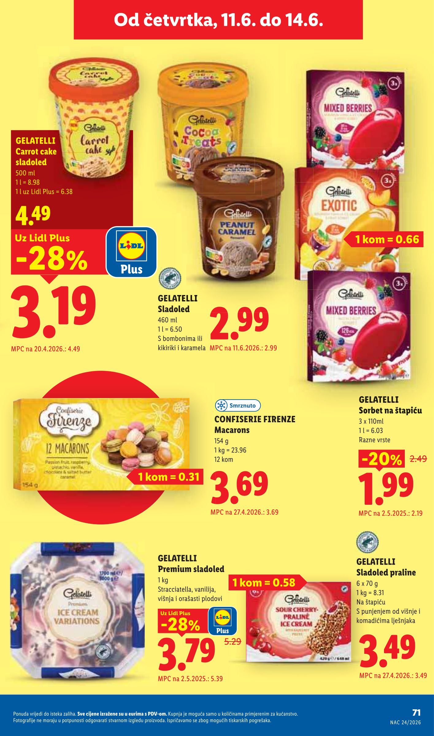 lidl - Novi Lidl katalog od ponedjeljka, 08.06.2026 do nedjelje, 14.06.2026 - page: 71
