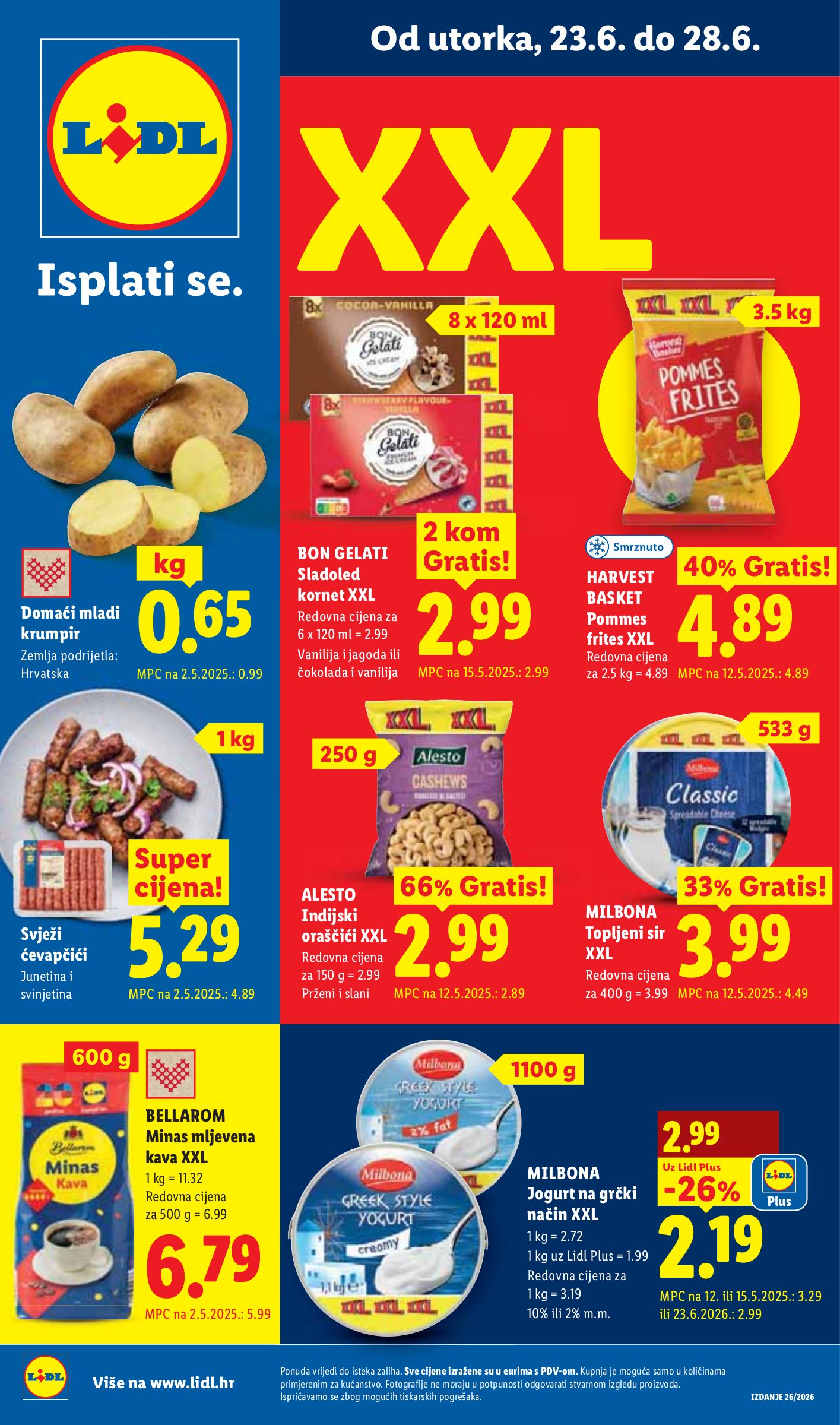 lidl - Novi Lidl katalog od utorka, 23.06.2026 do nedjelje, 28.06.2026 - page: 1