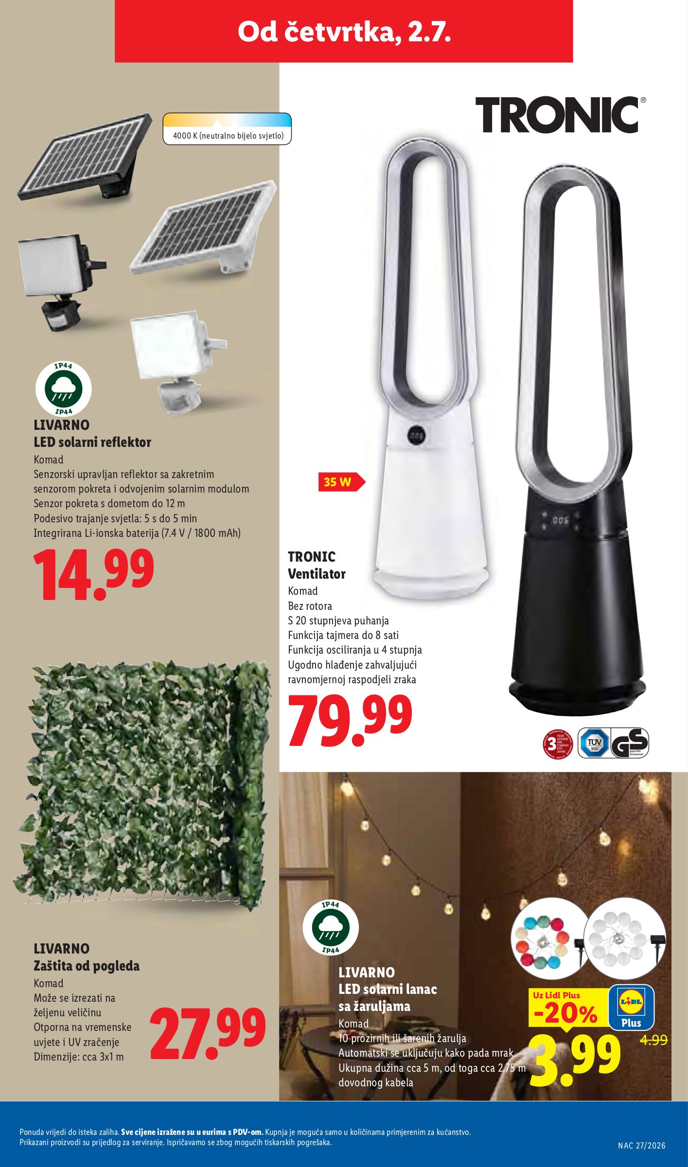 lidl - Aktualni katalog Lidl od ponedjeljka, 29.06.2026 do nedjelje, 05.07.2026 - page: 45