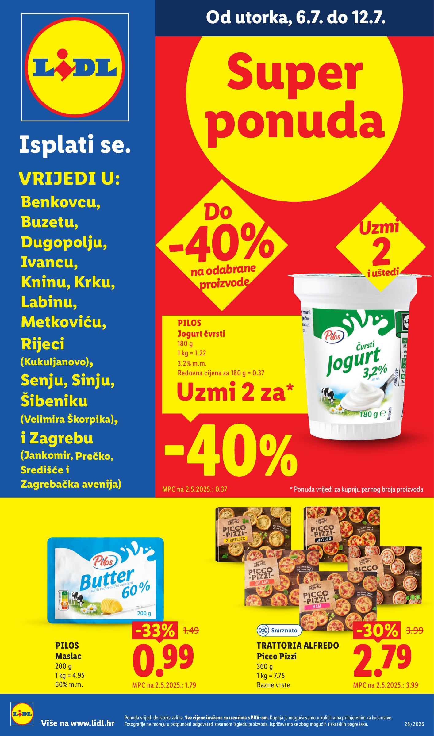 lidl - Aktualni katalog Lidl - Super ponuda od ponedjeljka, 06.07.2026 do nedjelje, 12.07.2026