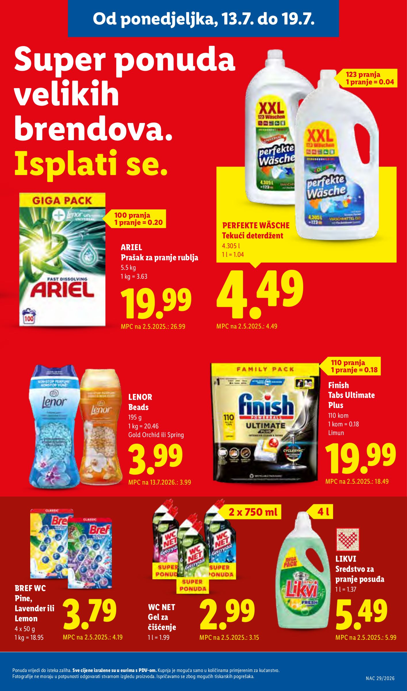 lidl - Aktualni katalog Lidl od ponedjeljka, 13.07.2026 do nedjelje, 19.07.2026 - page: 19