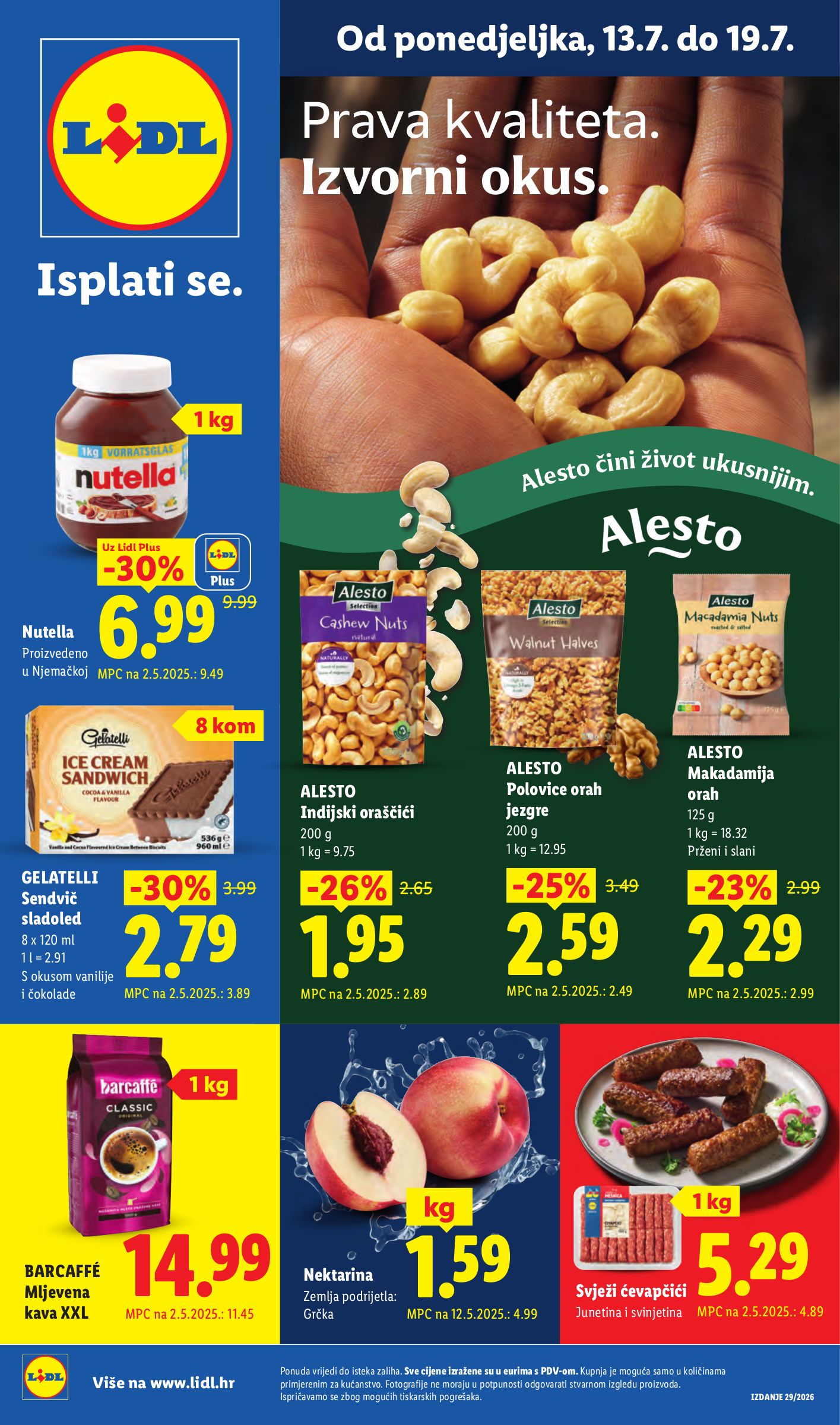 lidl - Aktualni katalog Lidl od ponedjeljka, 13.07.2026 do nedjelje, 19.07.2026