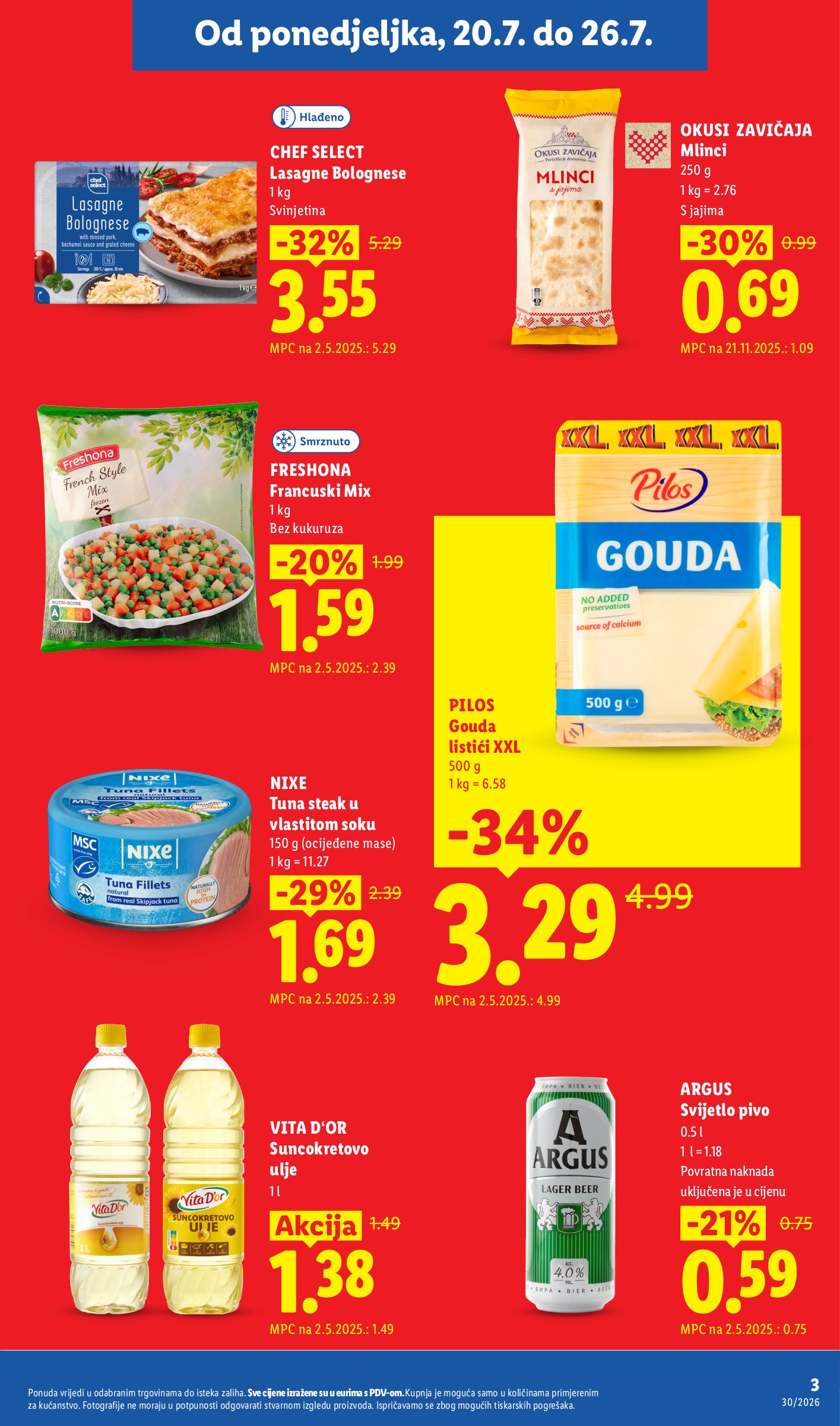 lidl - Aktualni katalog Lidl od ponedjeljka, 20.07.2026 do nedjelje, 26.07.2026 - page: 3