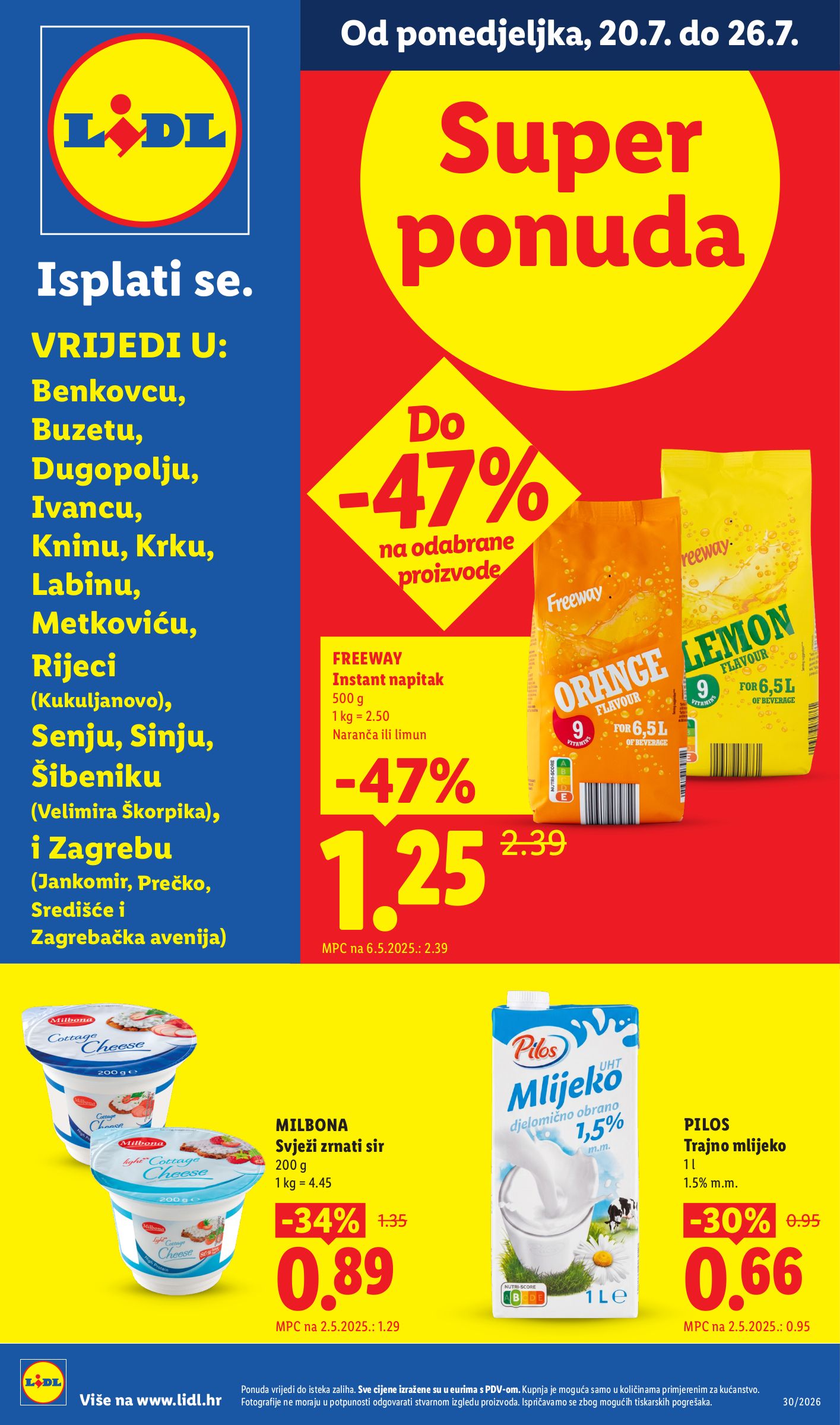 lidl - Aktualni katalog Lidl od ponedjeljka, 20.07.2026 do nedjelje, 26.07.2026