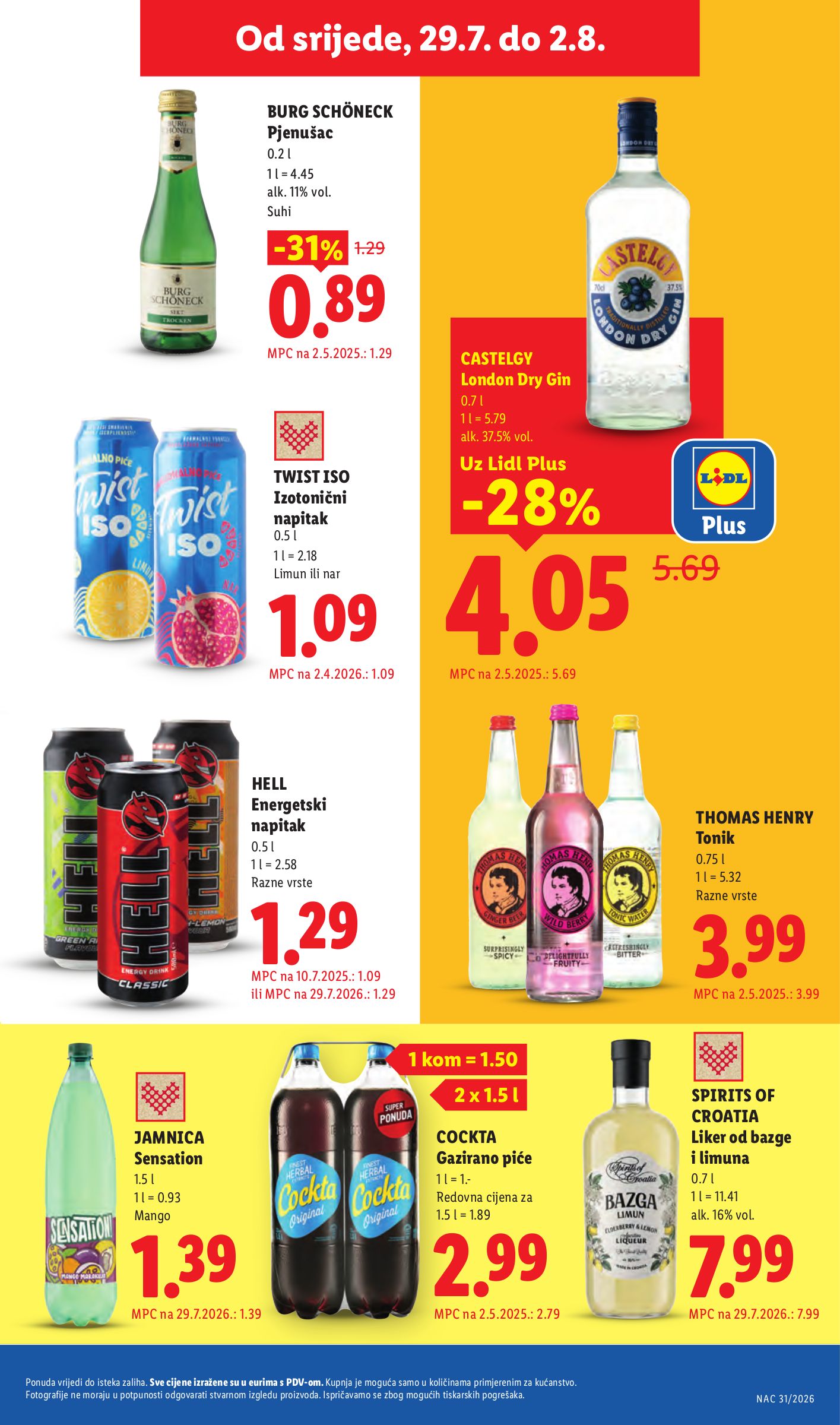 lidl - Novi Lidl katalog od ponedjeljka, 27.07.2026 do nedjelje, 02.08.2026 - page: 63