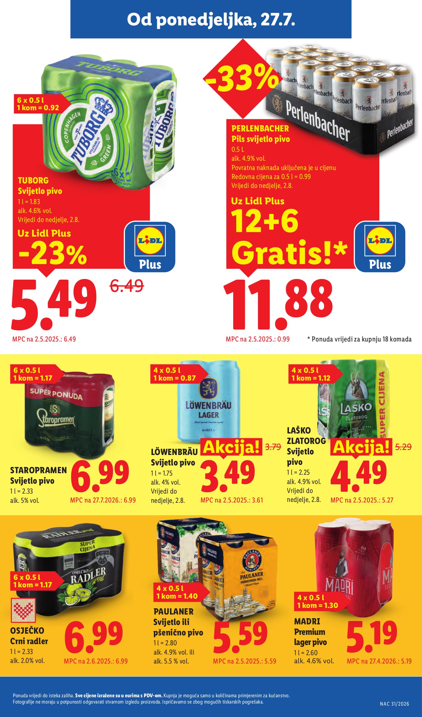 lidl - Novi Lidl katalog od ponedjeljka, 27.07.2026 do nedjelje, 02.08.2026 - page: 9