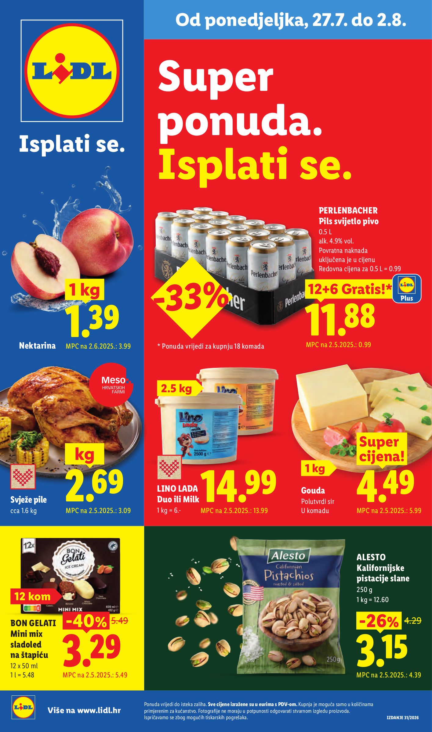 lidl - Novi Lidl katalog od ponedjeljka, 27.07.2026 do nedjelje, 02.08.2026