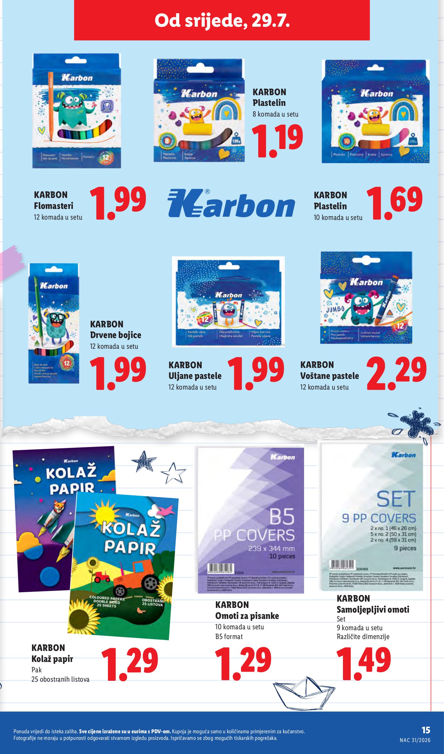 lidl - Novi Lidl - Back to school katalog od srijede, 29.07.2026 do utorka, 01.09.2026 - page: 15