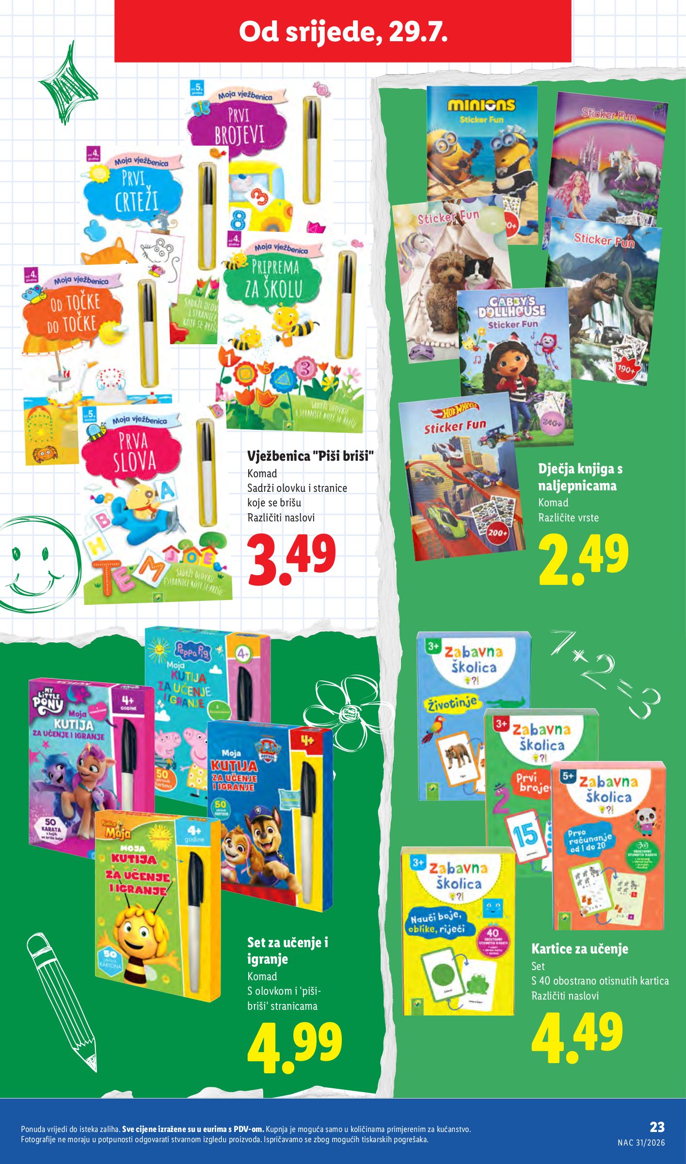 lidl - Novi Lidl - Back to school katalog od srijede, 29.07.2026 do utorka, 01.09.2026 - page: 23