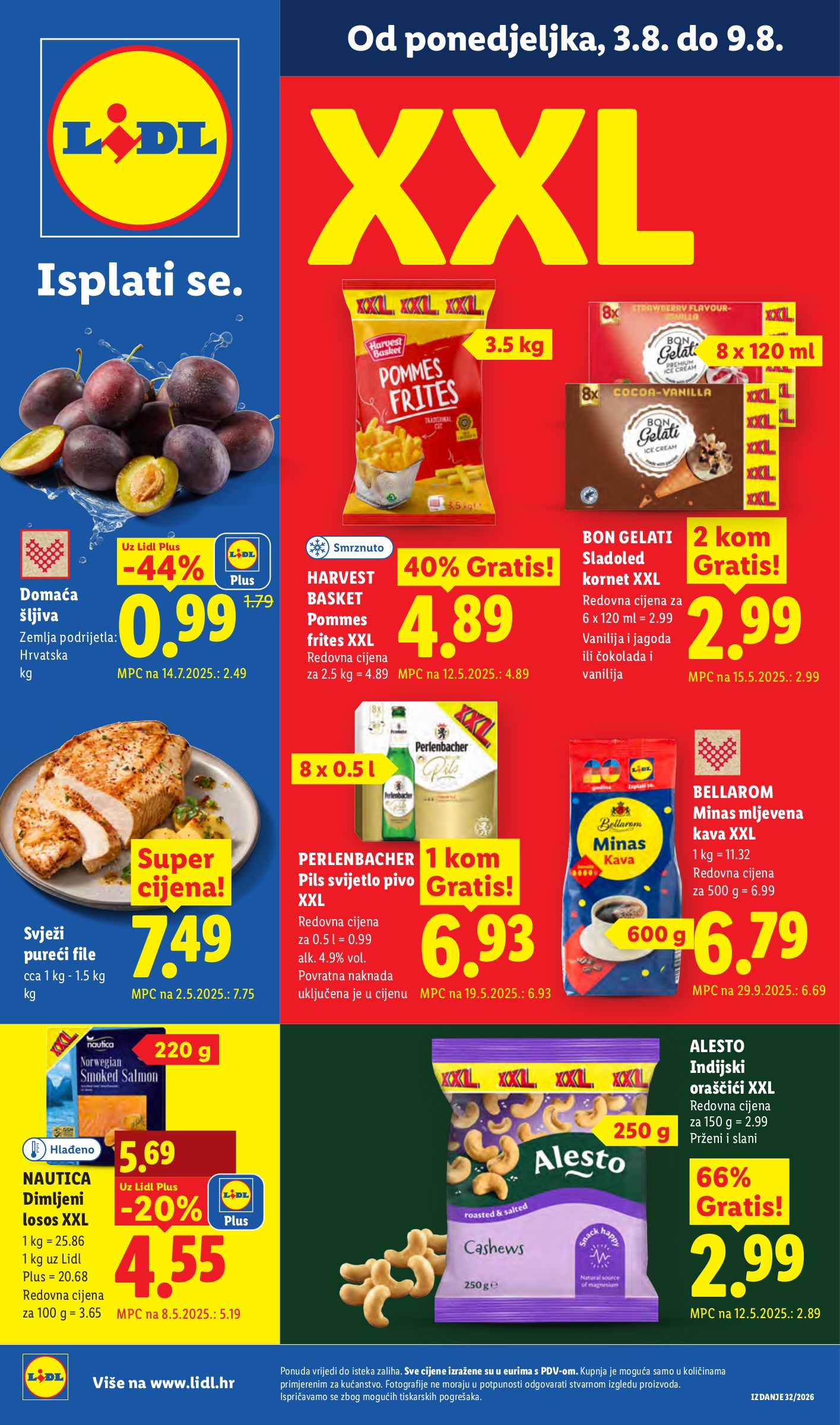lidl - Novi Lidl katalog od ponedjeljka, 03.08.2026 do nedjelje, 09.08.2026