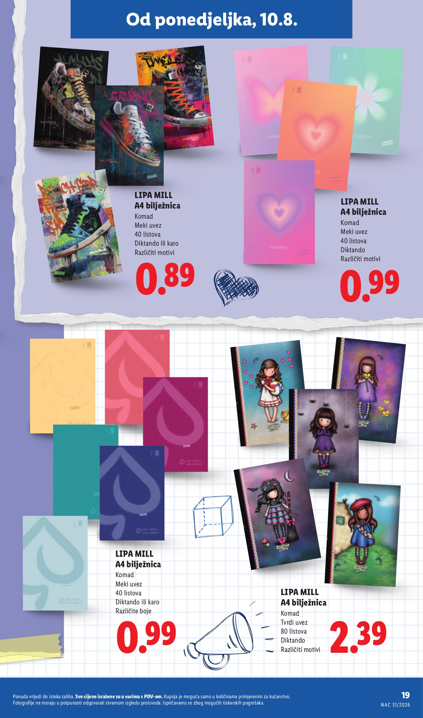 lidl - Aktualni katalog Lidl - Back to school od srijede, 29.07.2026 do utorka, 01.09.2026 - page: 19