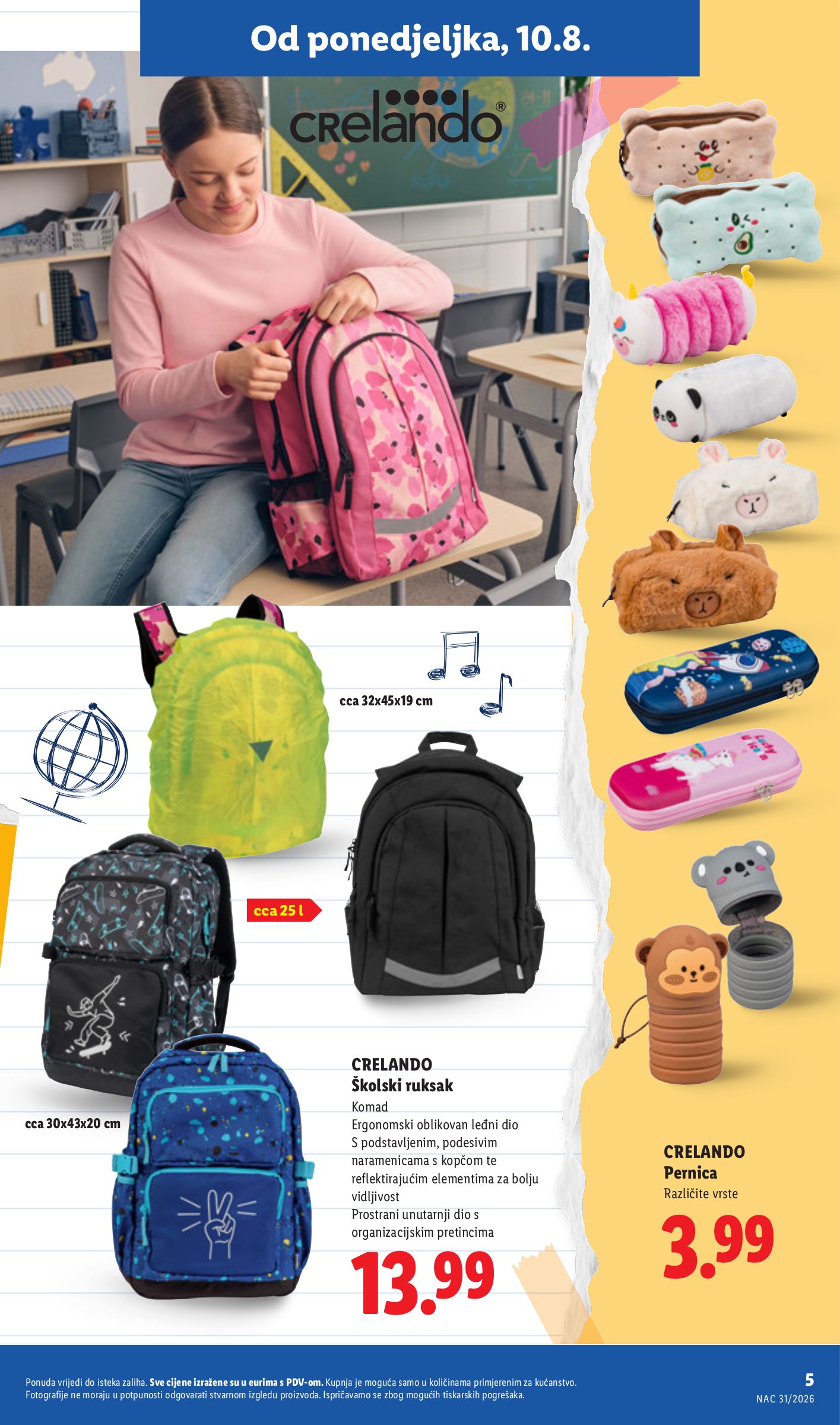 lidl - Aktualni katalog Lidl - Back to school od srijede, 29.07.2026 do utorka, 01.09.2026 - page: 5