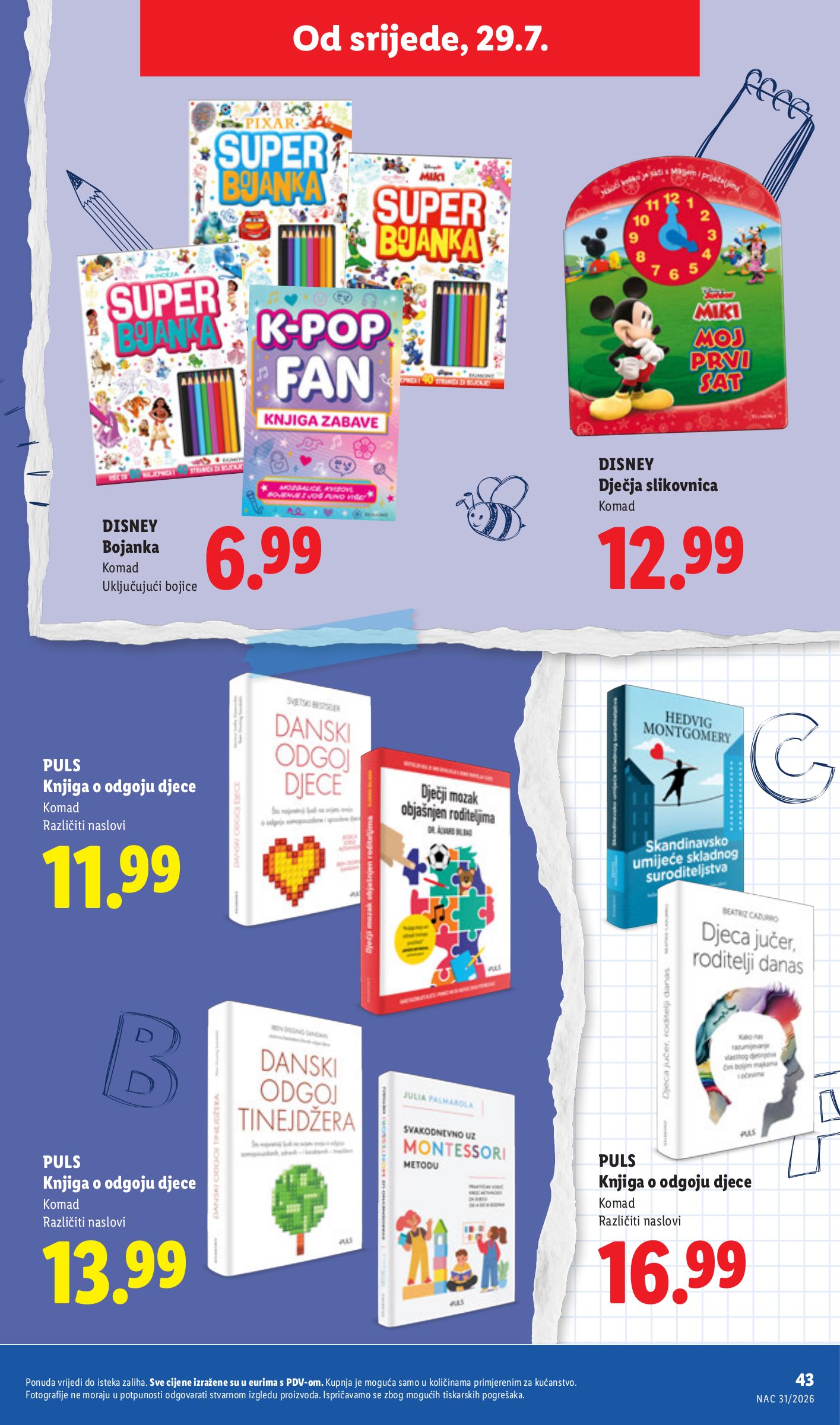 lidl - Aktualni katalog Lidl - Back to school od srijede, 29.07.2026 do utorka, 01.09.2026 - page: 43