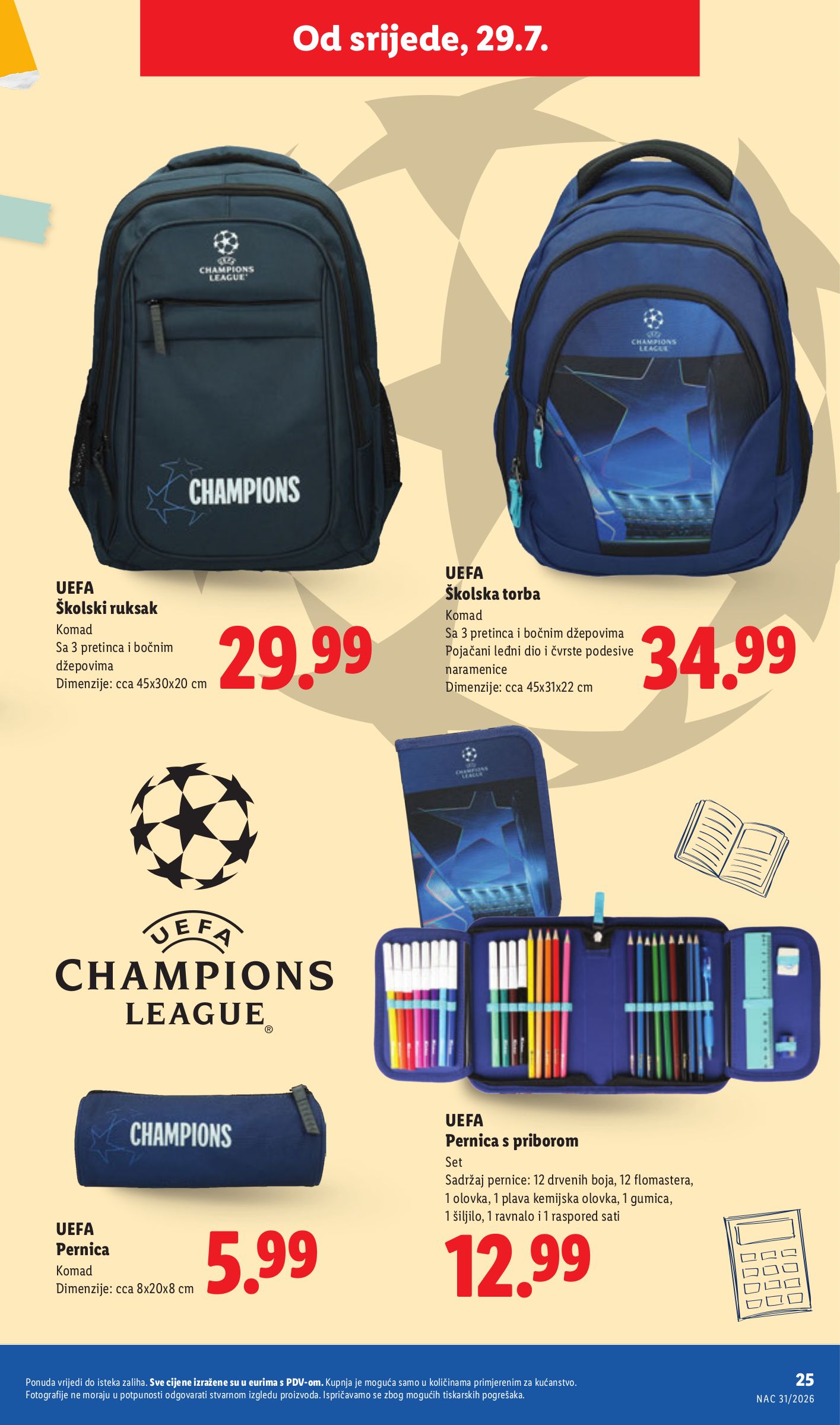 lidl - Aktualni katalog Lidl - Back to school od srijede, 29.07.2026 do utorka, 01.09.2026 - page: 25