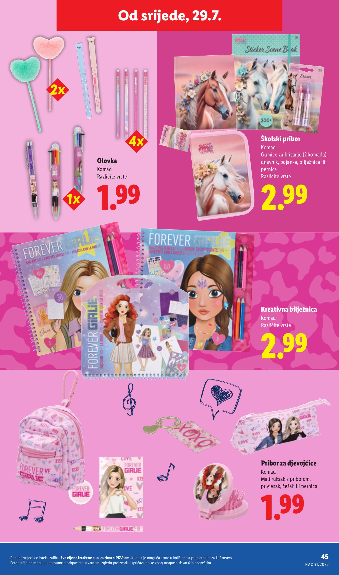 lidl - Aktualni katalog Lidl - Back to school od srijede, 29.07.2026 do utorka, 01.09.2026 - page: 45
